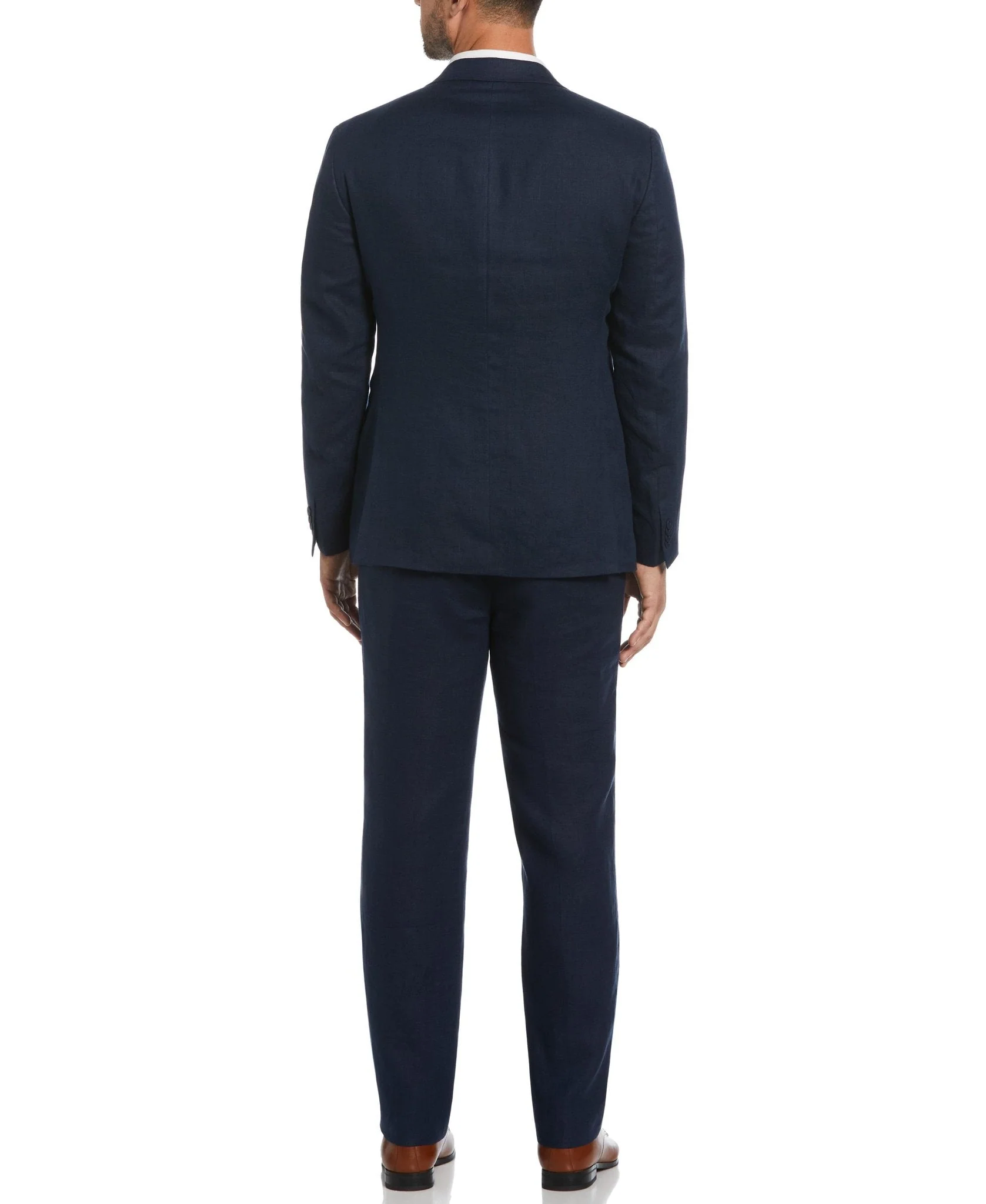 100% Linen Navy Suit - Image 2