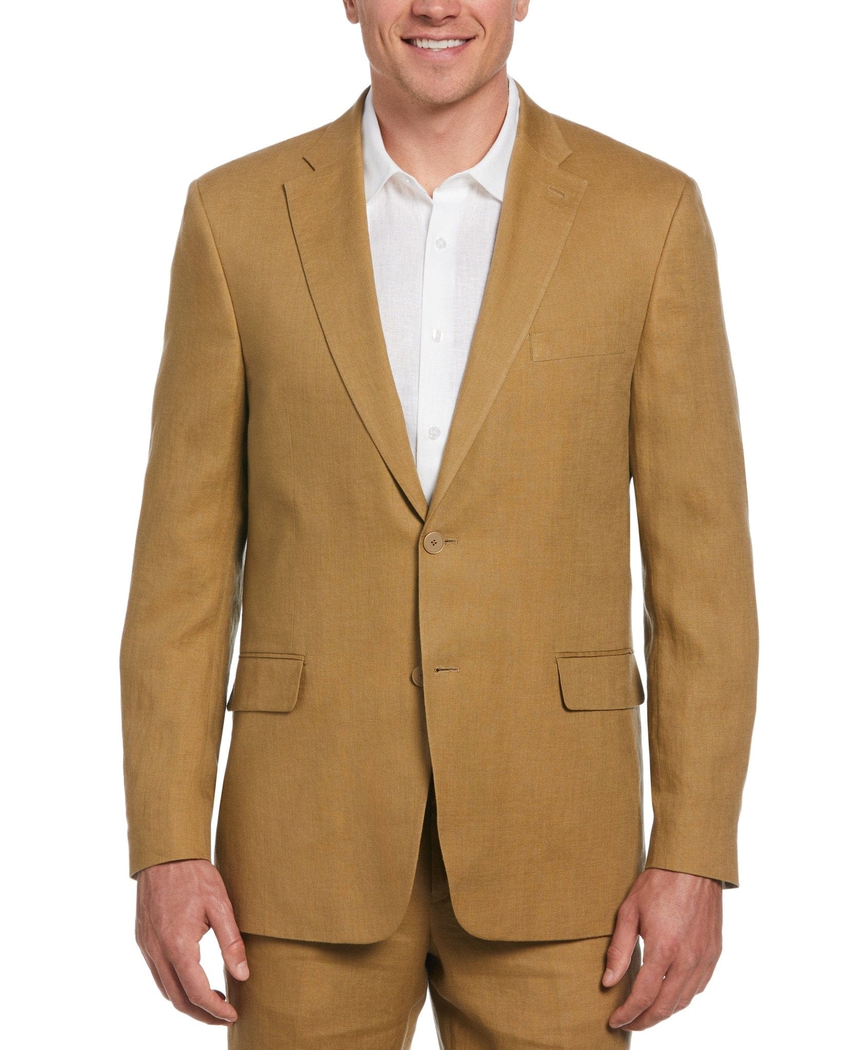 100% Linen Tan Suit - Image 4