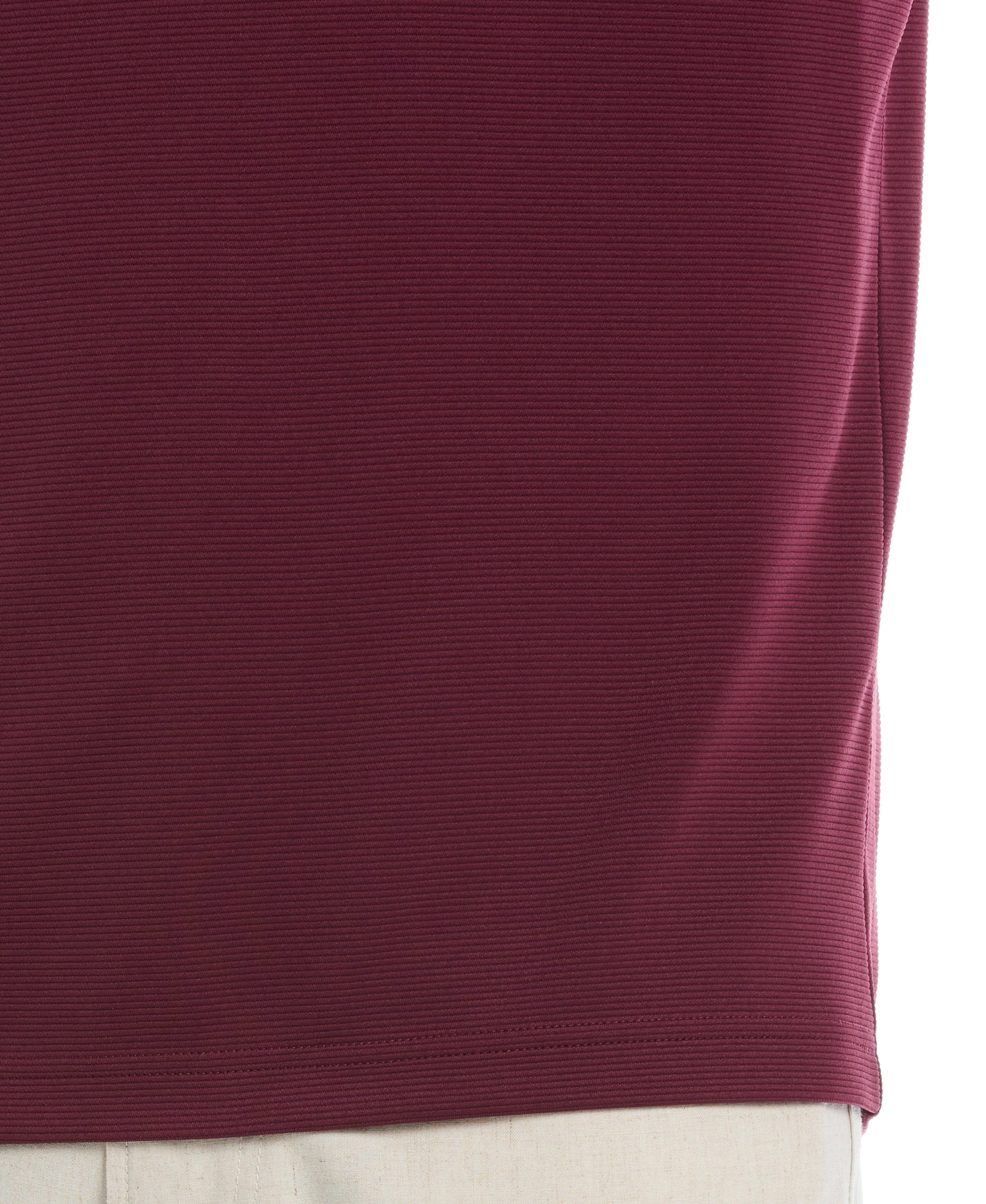 Solid Textured 1/4 Zip Pullover Sweater - Image 42