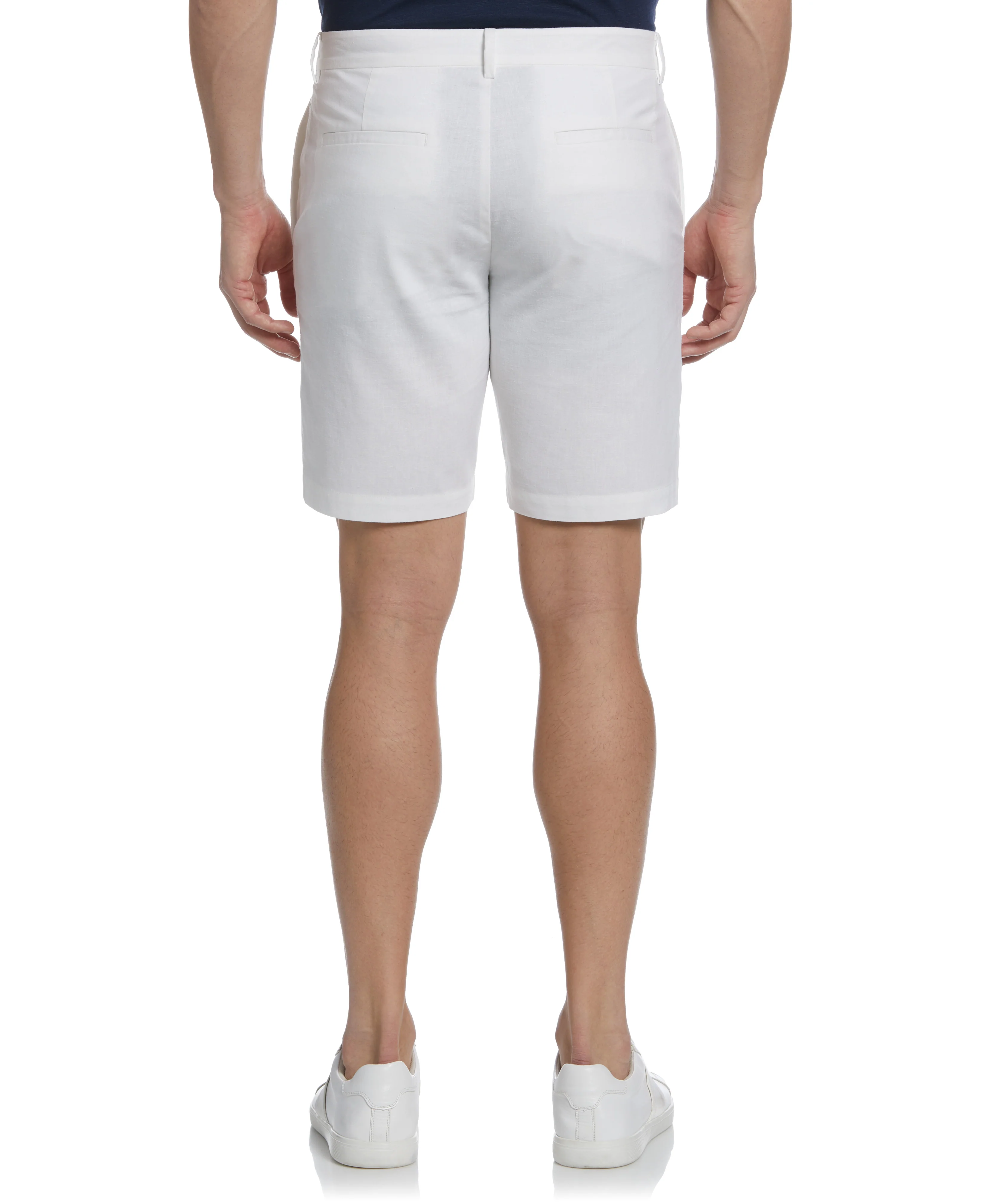 Linen-Blend Flat Front Short - Image 2