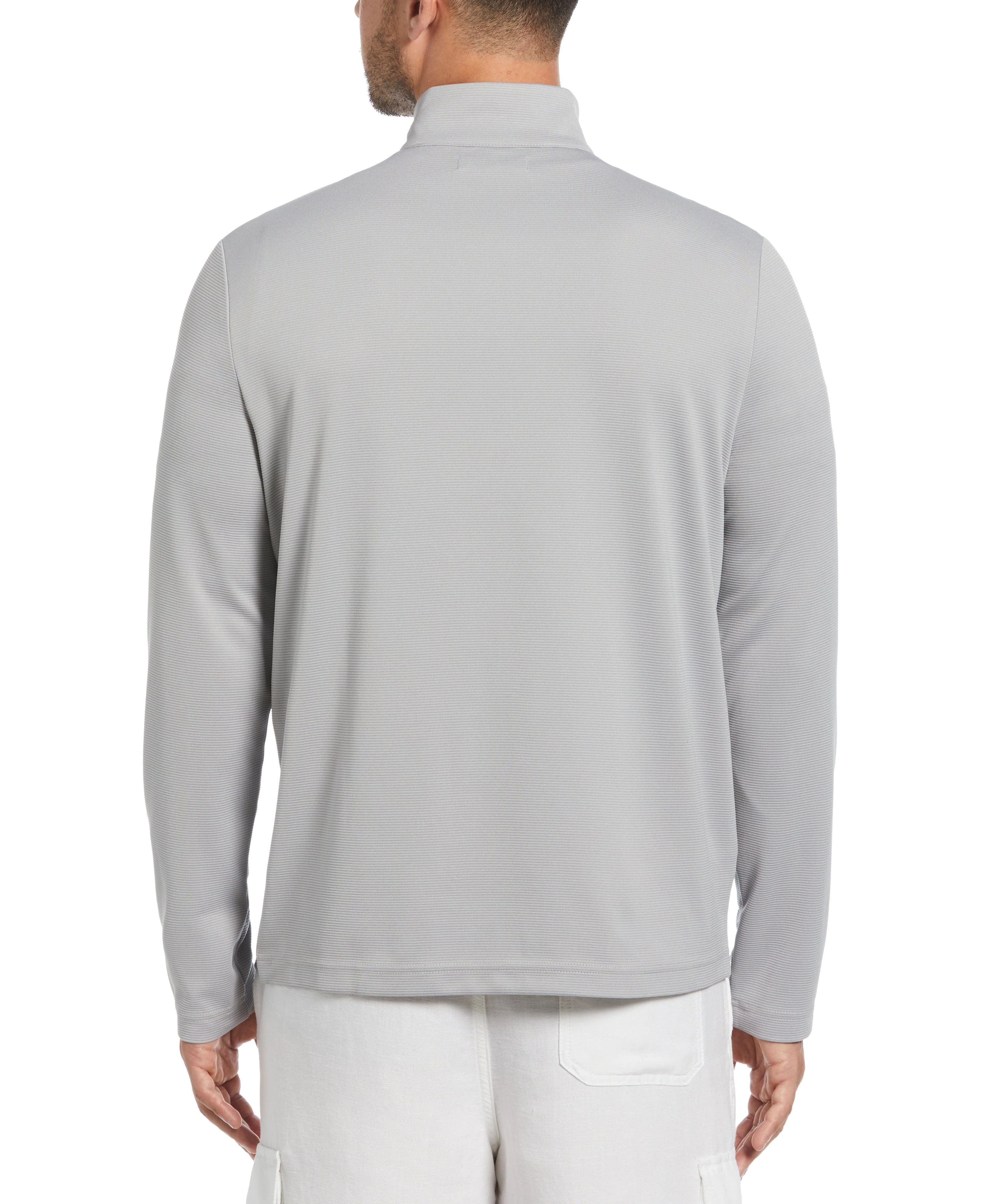 Big & Tall Solid Textured 1/4 Zip Pullover Sweater - Image 20