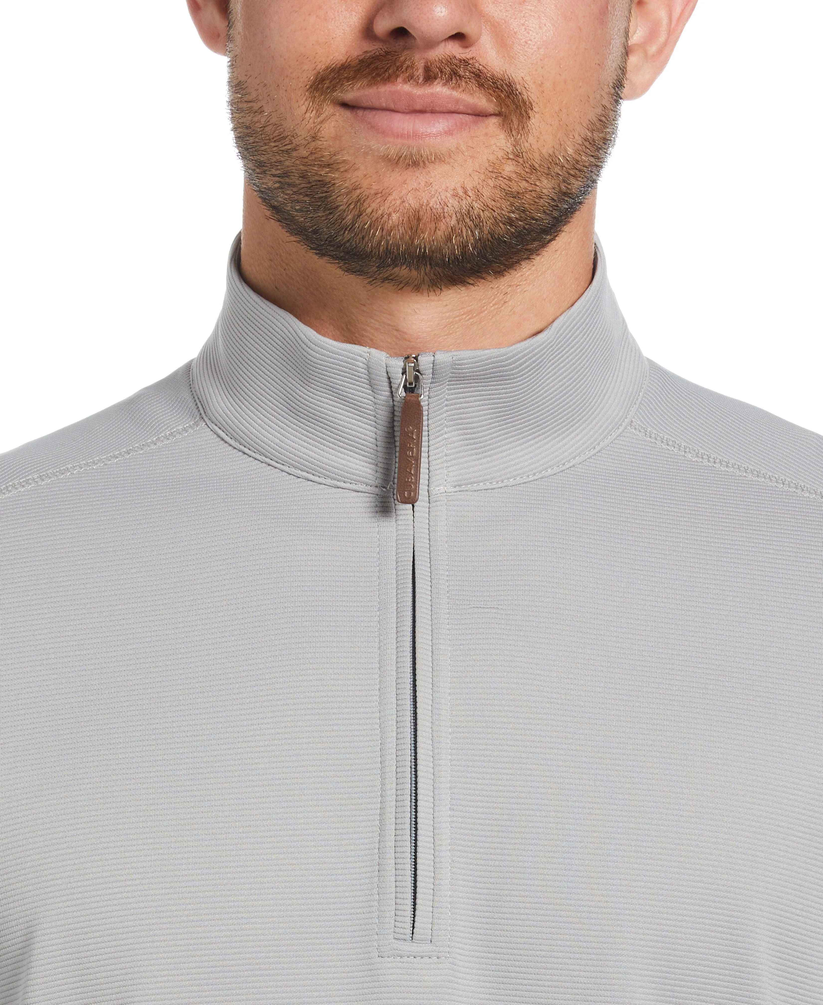 Big & Tall Solid Textured 1/4 Zip Pullover Sweater - Image 21