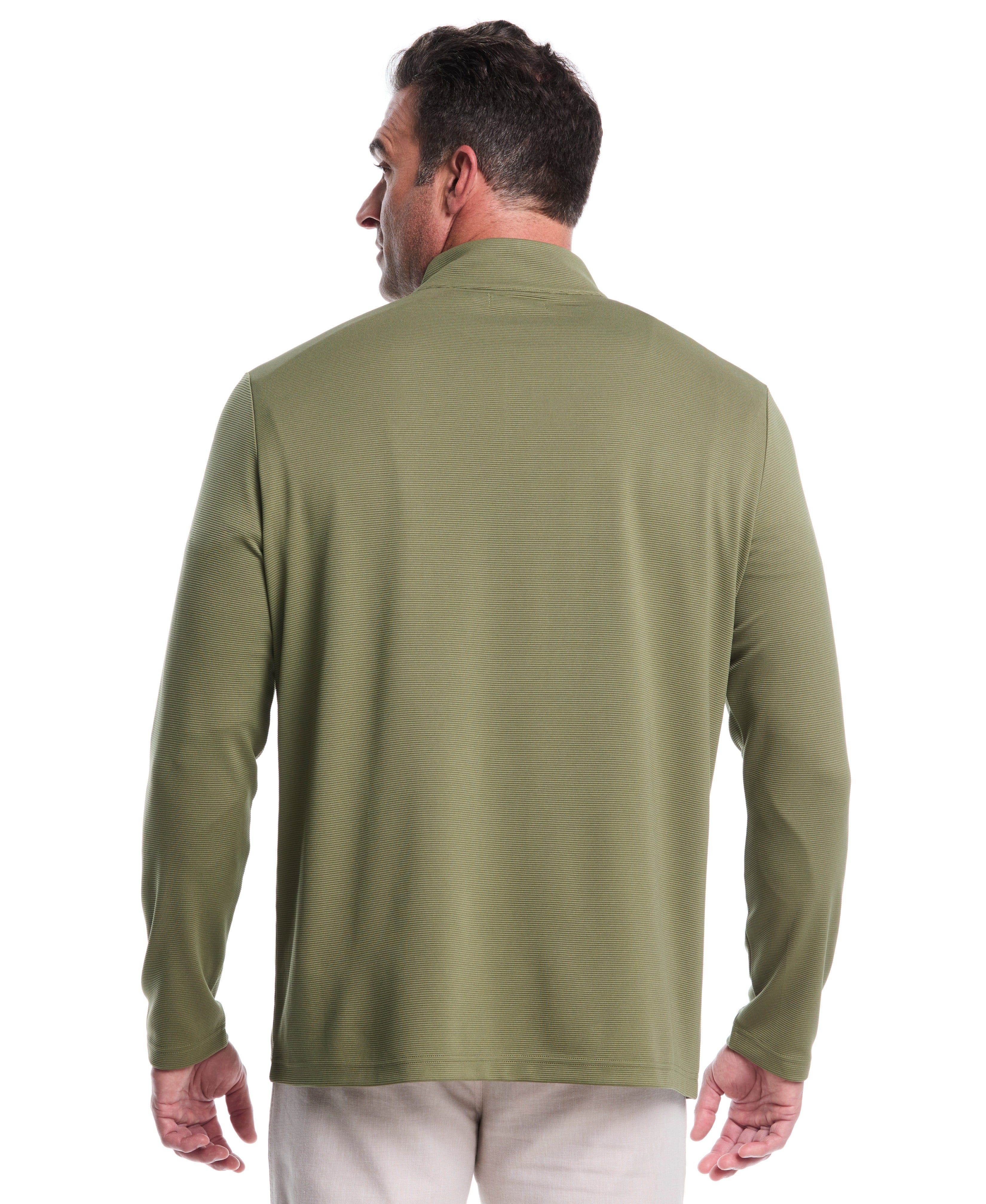 Big & Tall Solid Textured 1/4 Zip Pullover Sweater - Image 30