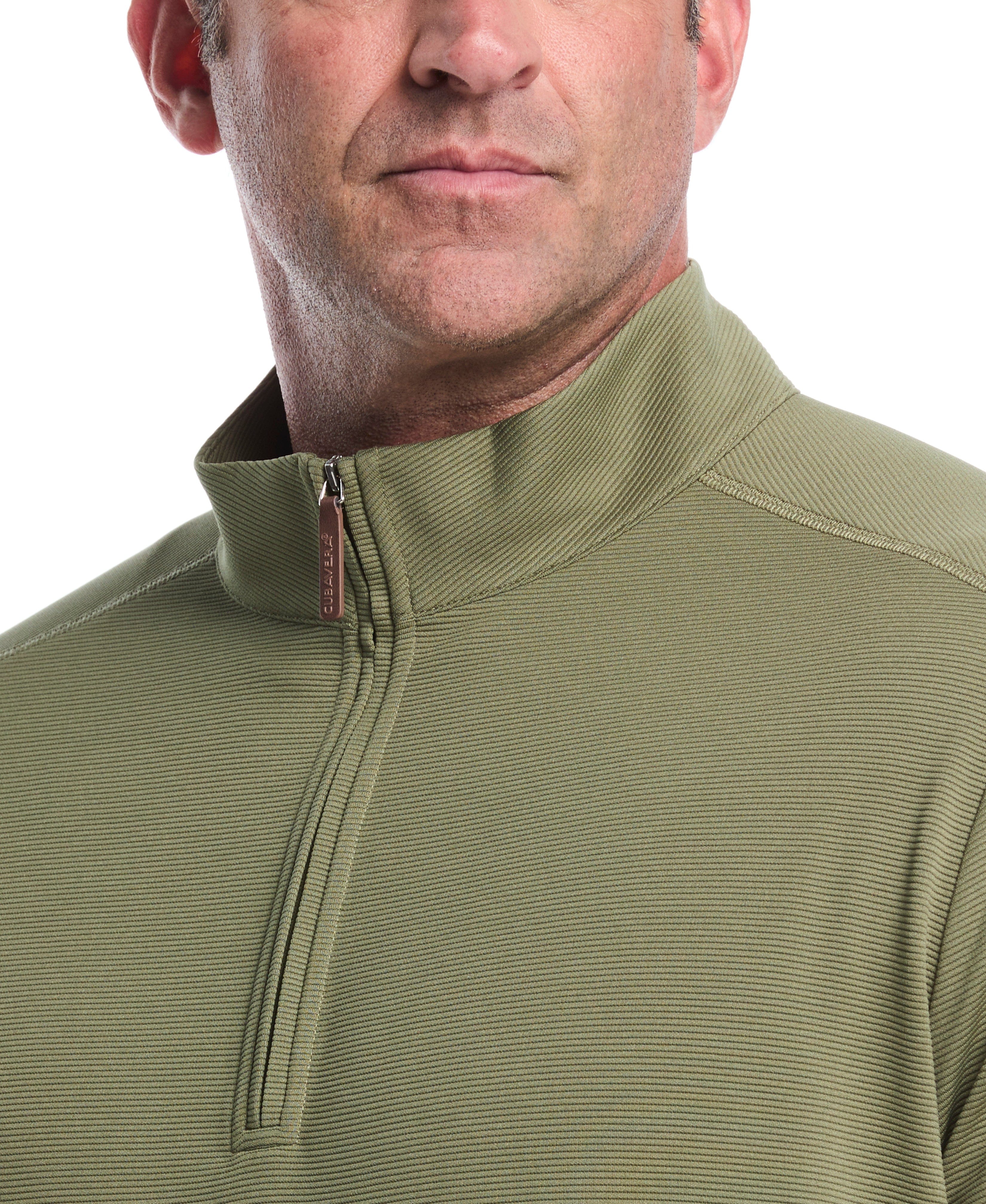 Big & Tall Solid Textured 1/4 Zip Pullover Sweater - Image 32