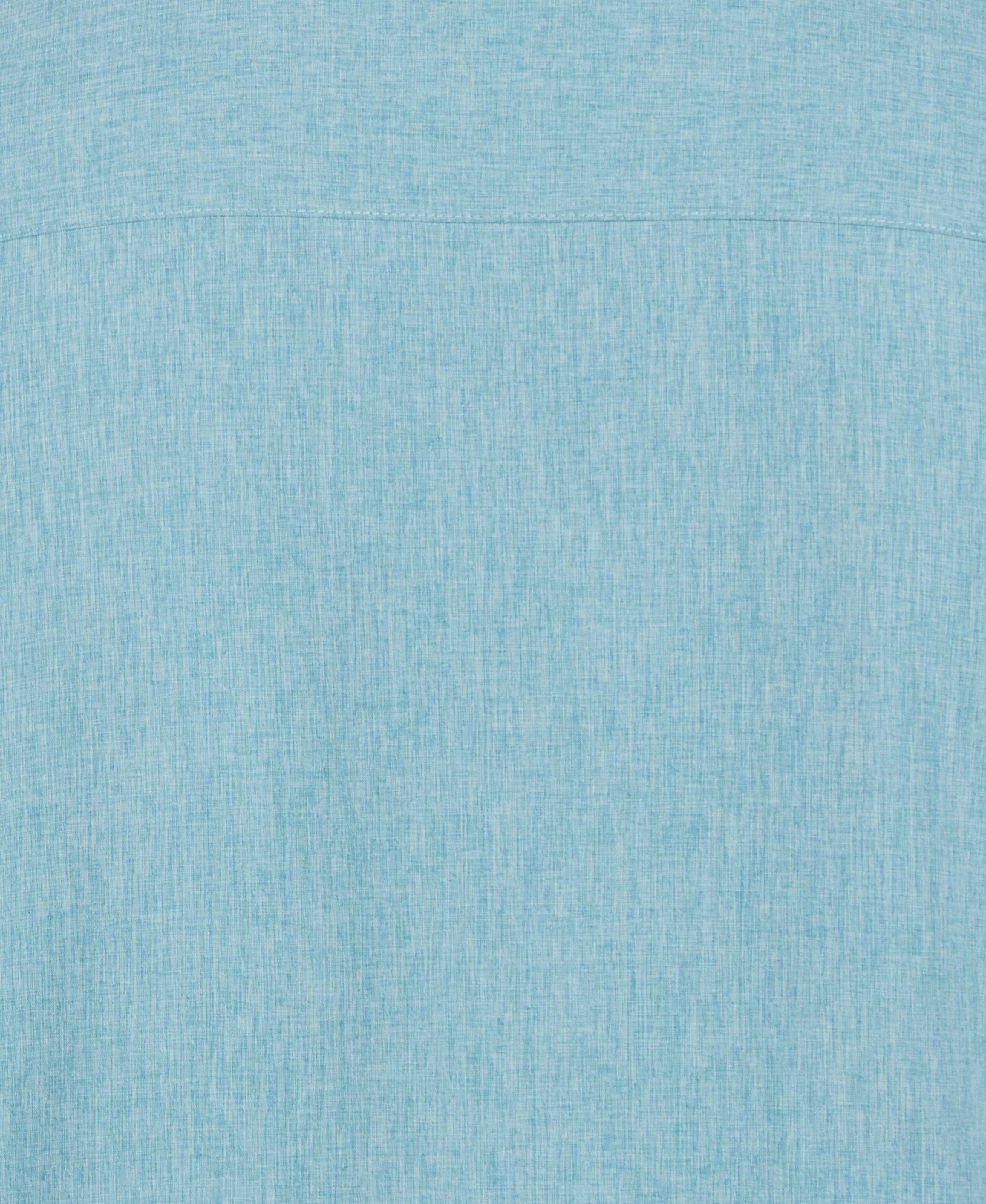 Big & Tall Geo Embroidered Panel Chambray Shirt - Image 30
