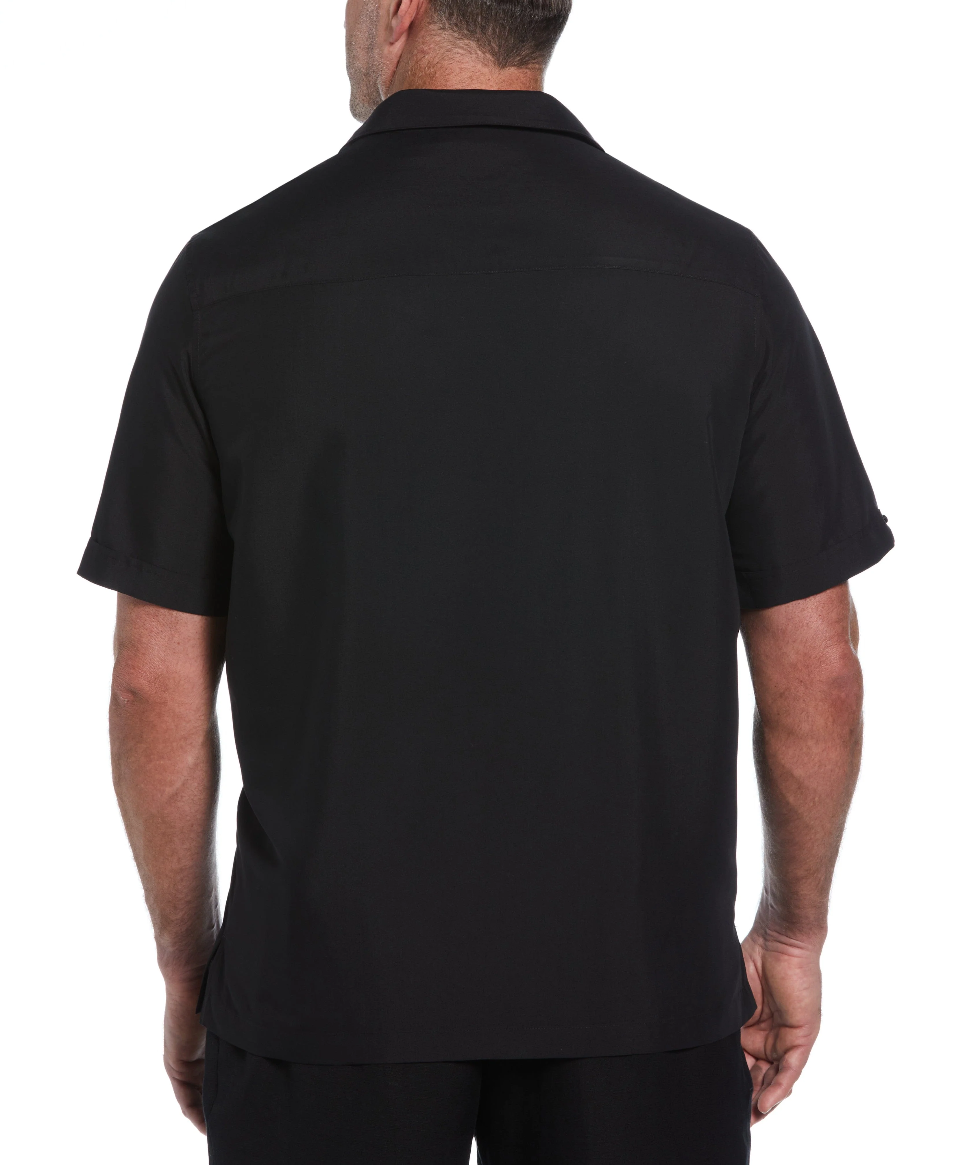 Big & Tall Color Block Embroidery Shirt - Image 2
