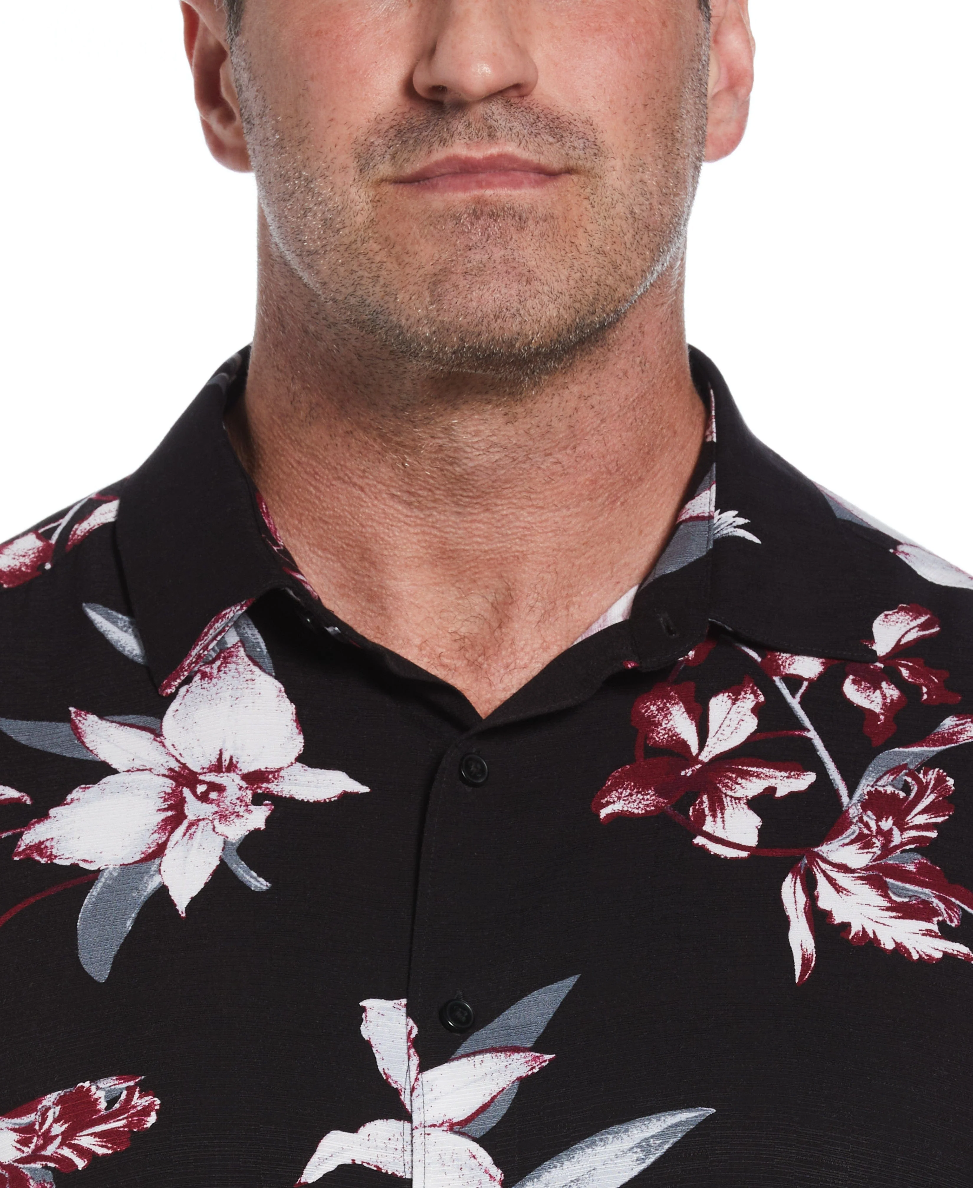 Big & Tall Floral Conversational Print Shirt - Image 3