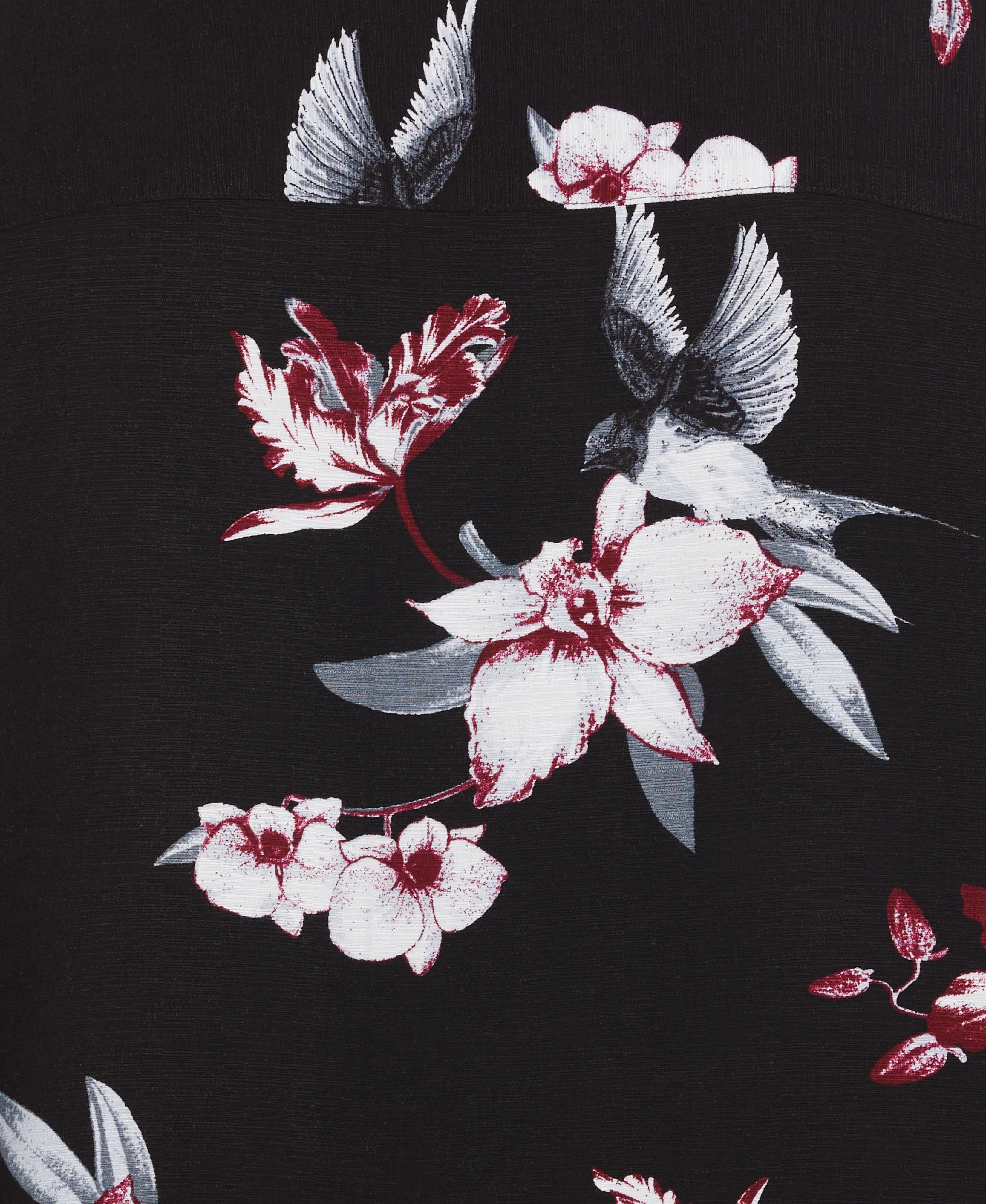 Big & Tall Floral Conversational Print Shirt - Image 5