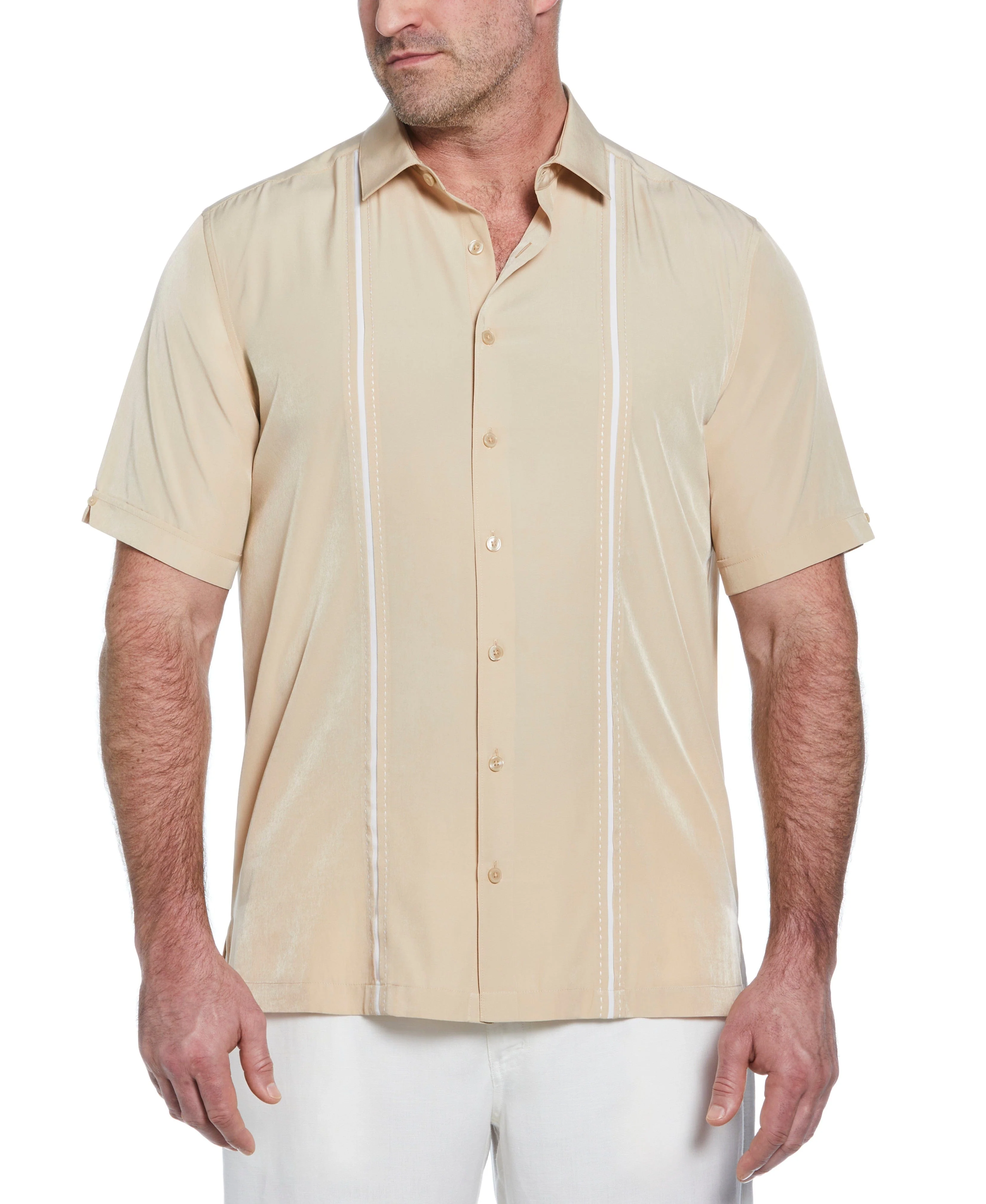Big & Tall Panel Shirt - Contrast Stitching - Image 31