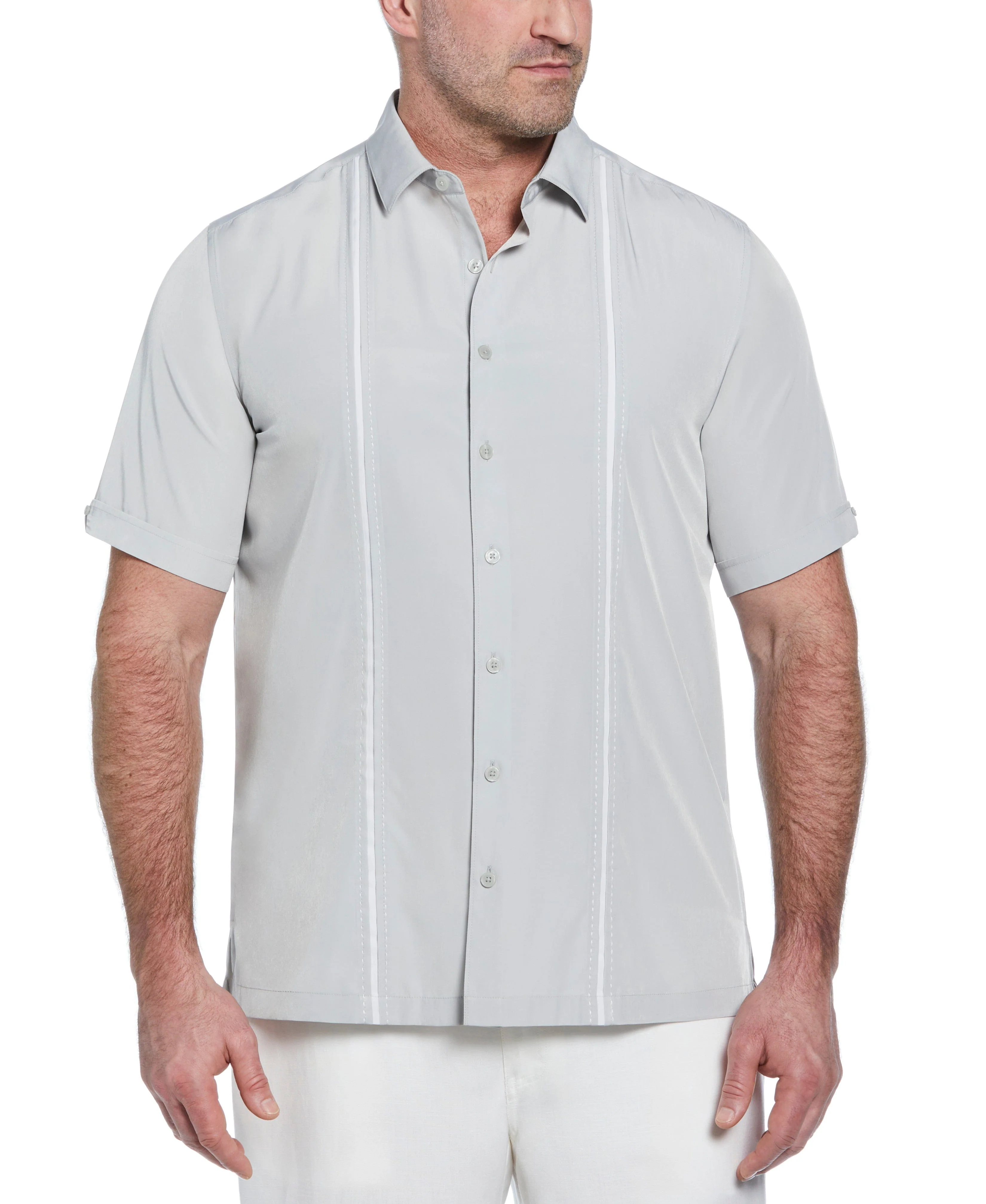 Big & Tall Panel Shirt - Contrast Stitching - Image 35