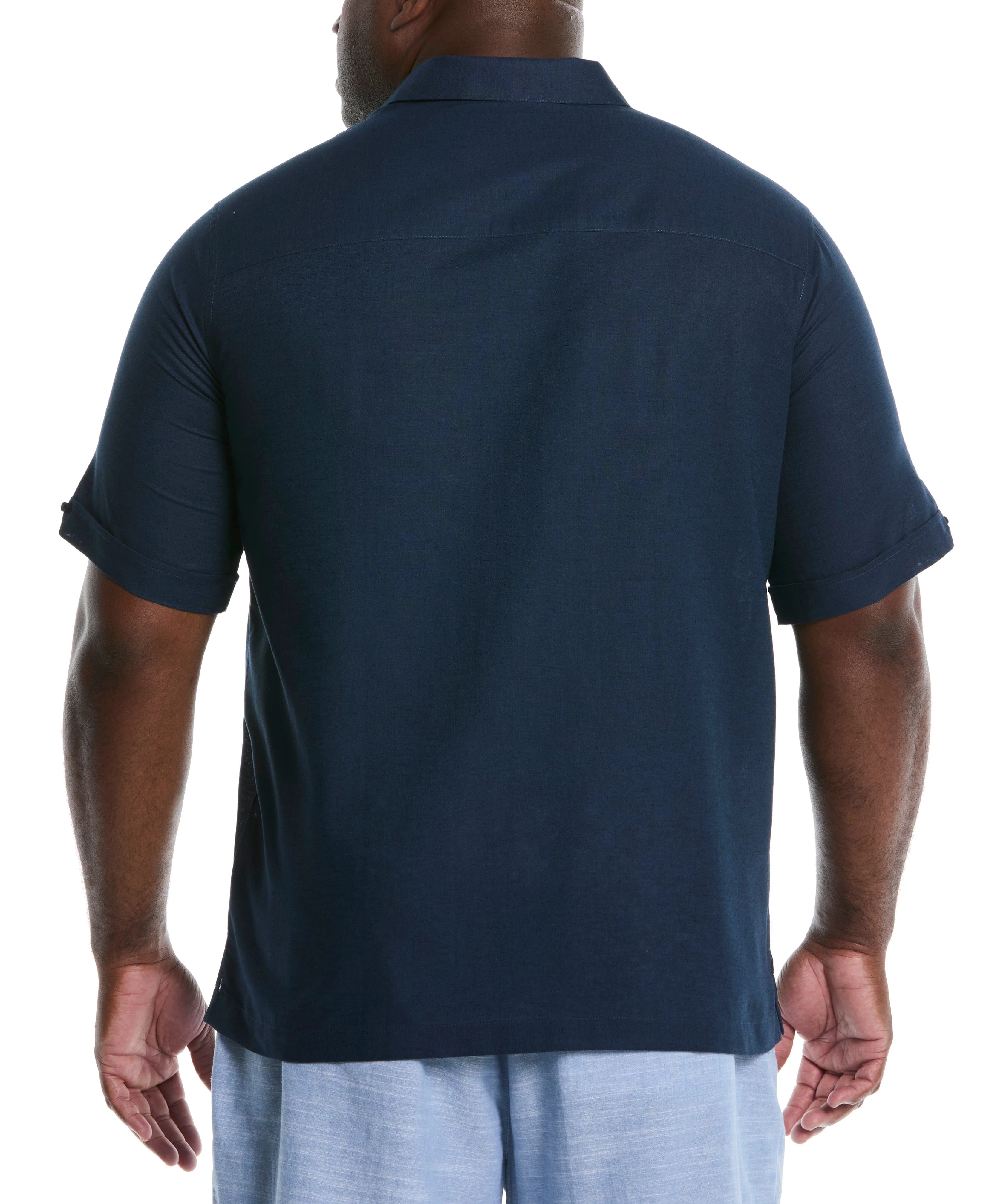 Big & Tall L-Shape Embroidery Shirt - Image 2