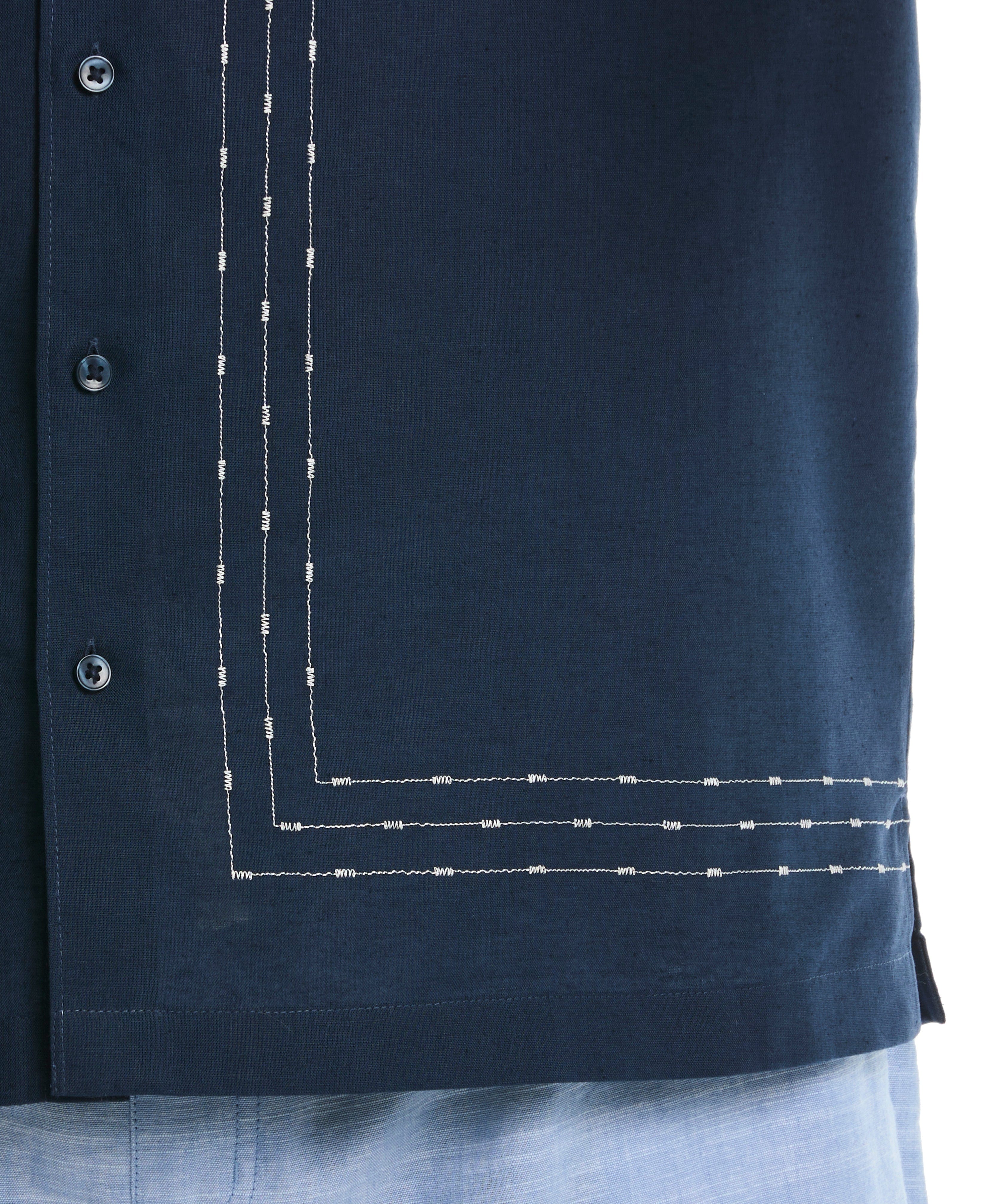 Big & Tall L-Shape Embroidery Shirt - Image 3