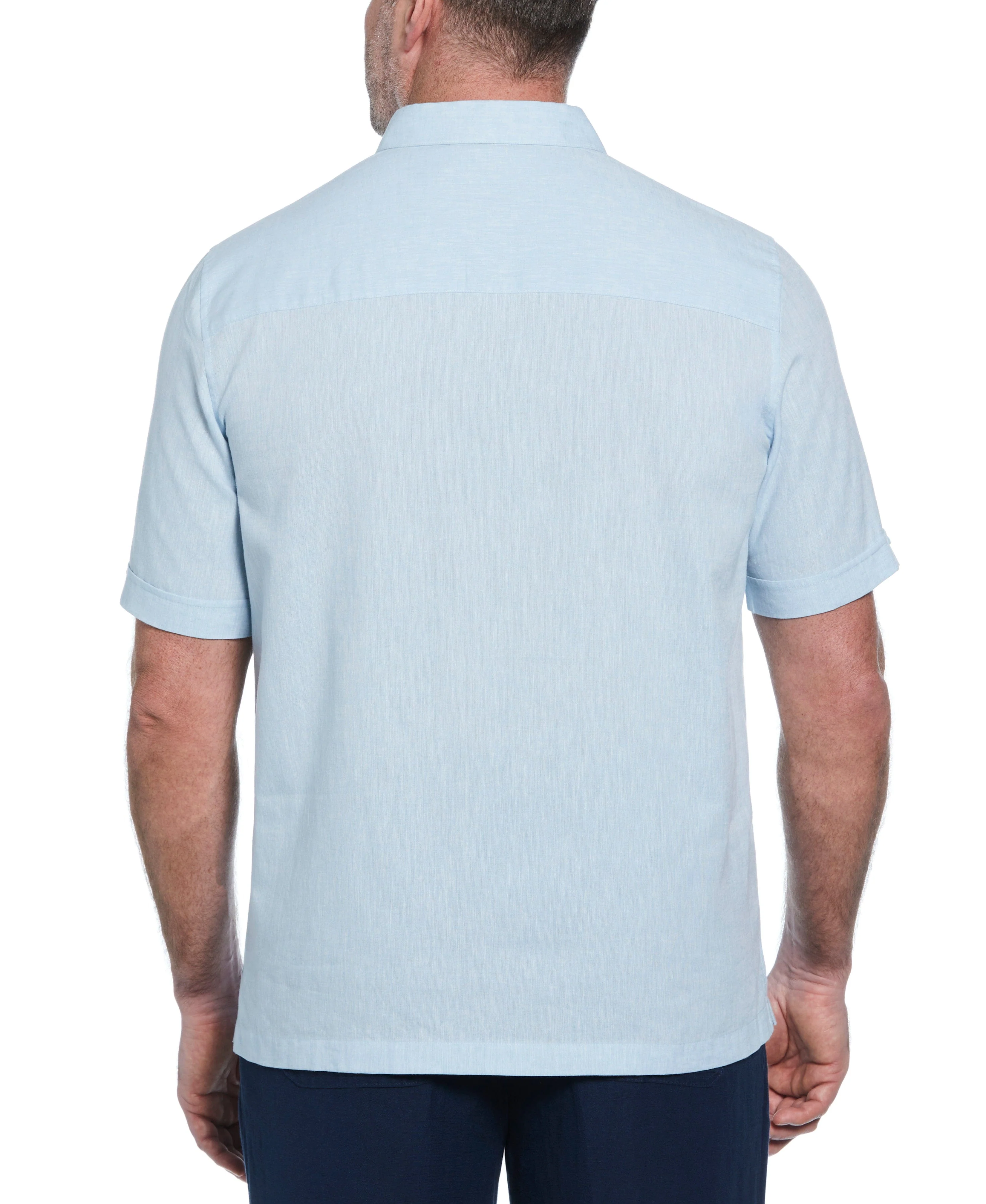Big & Tall Engineered Dobby Panels Shirt - Image 12