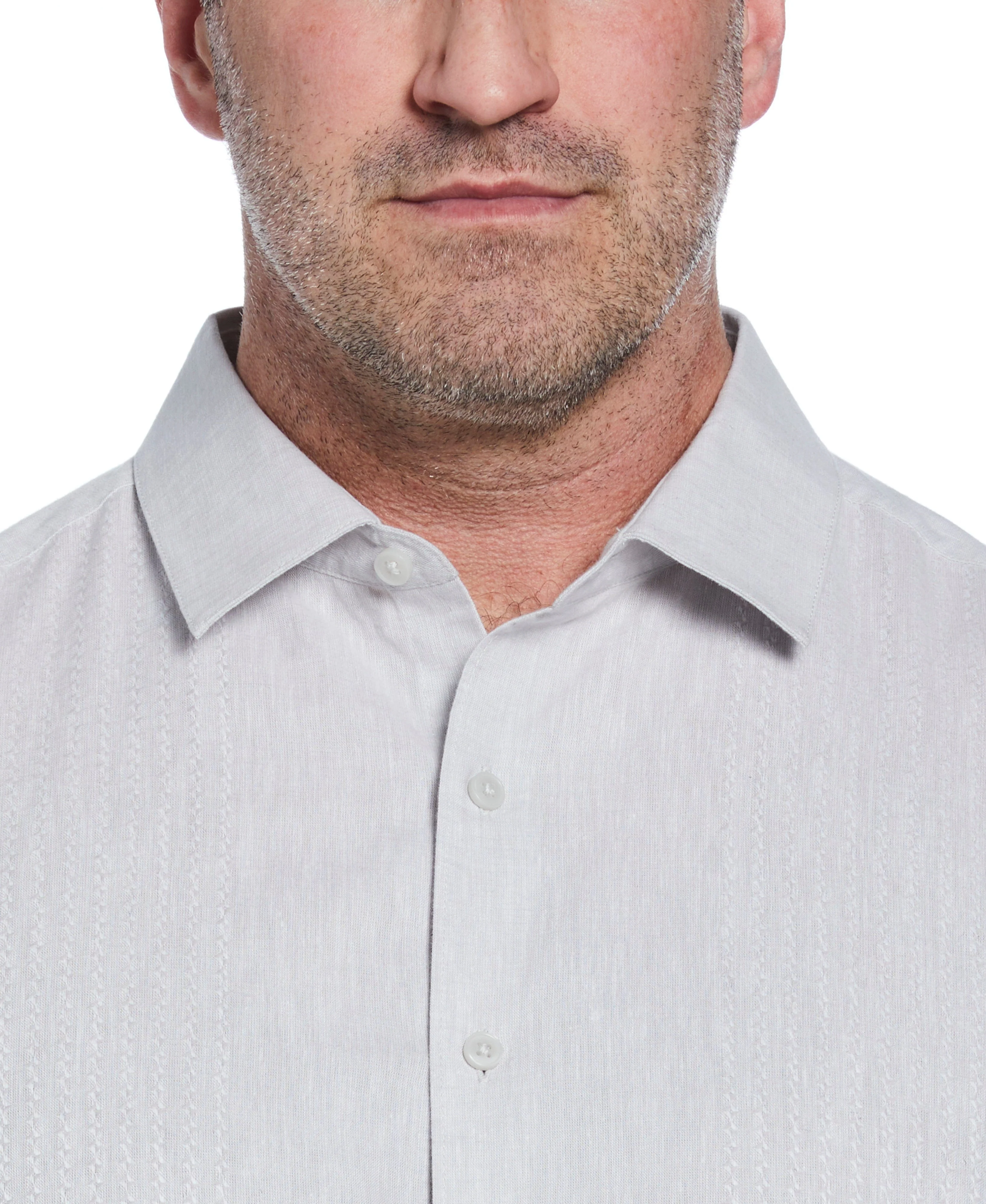 Big & Tall Engineered Dobby Panels Shirt - Image 19