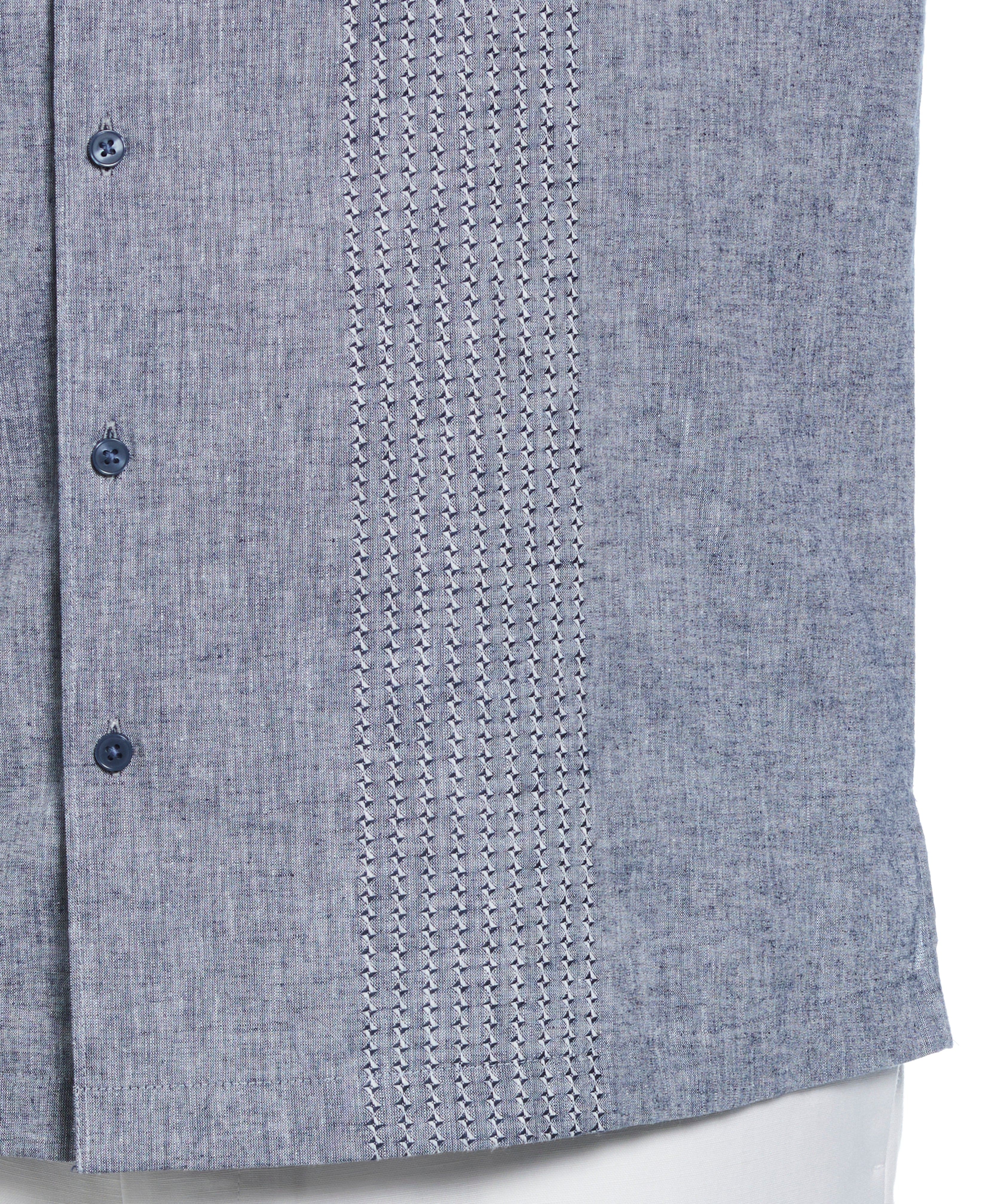 Big & Tall Engineered Dobby Panels Shirt - Image 3
