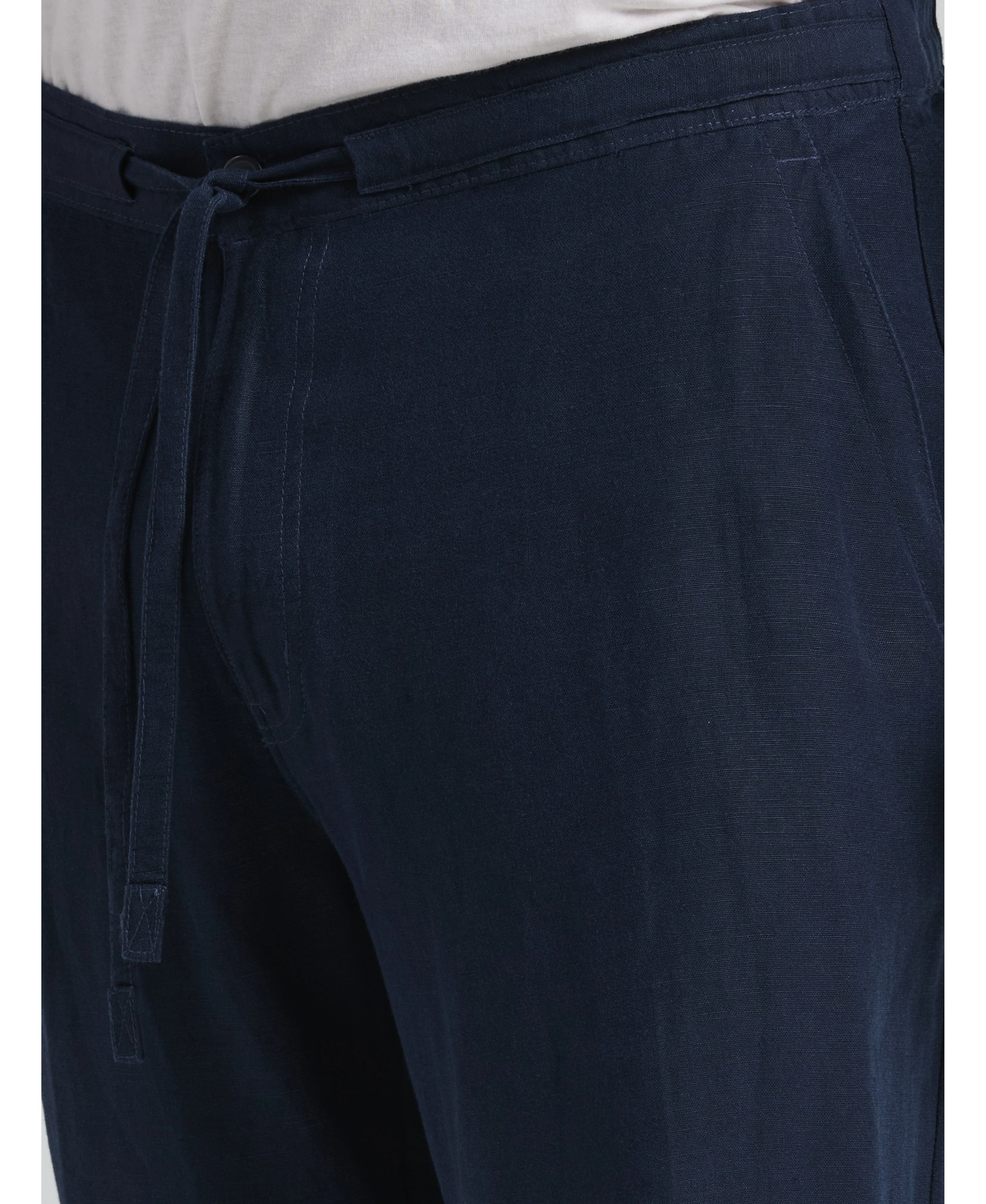 Big & Tall Linen-Blend Core Drawstring Pants - Image 19