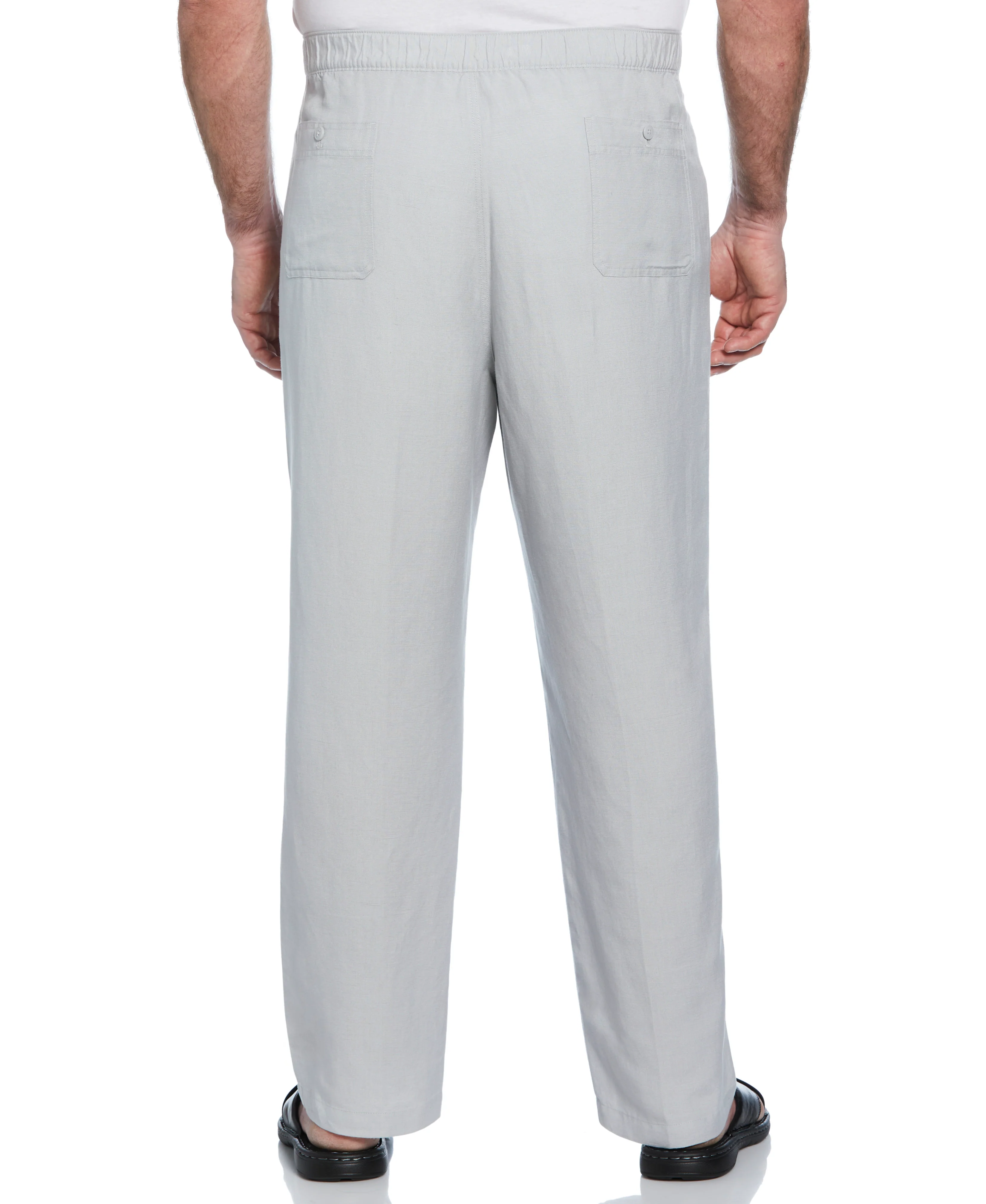 Big & Tall Linen-Blend Core Drawstring Pants - Image 25