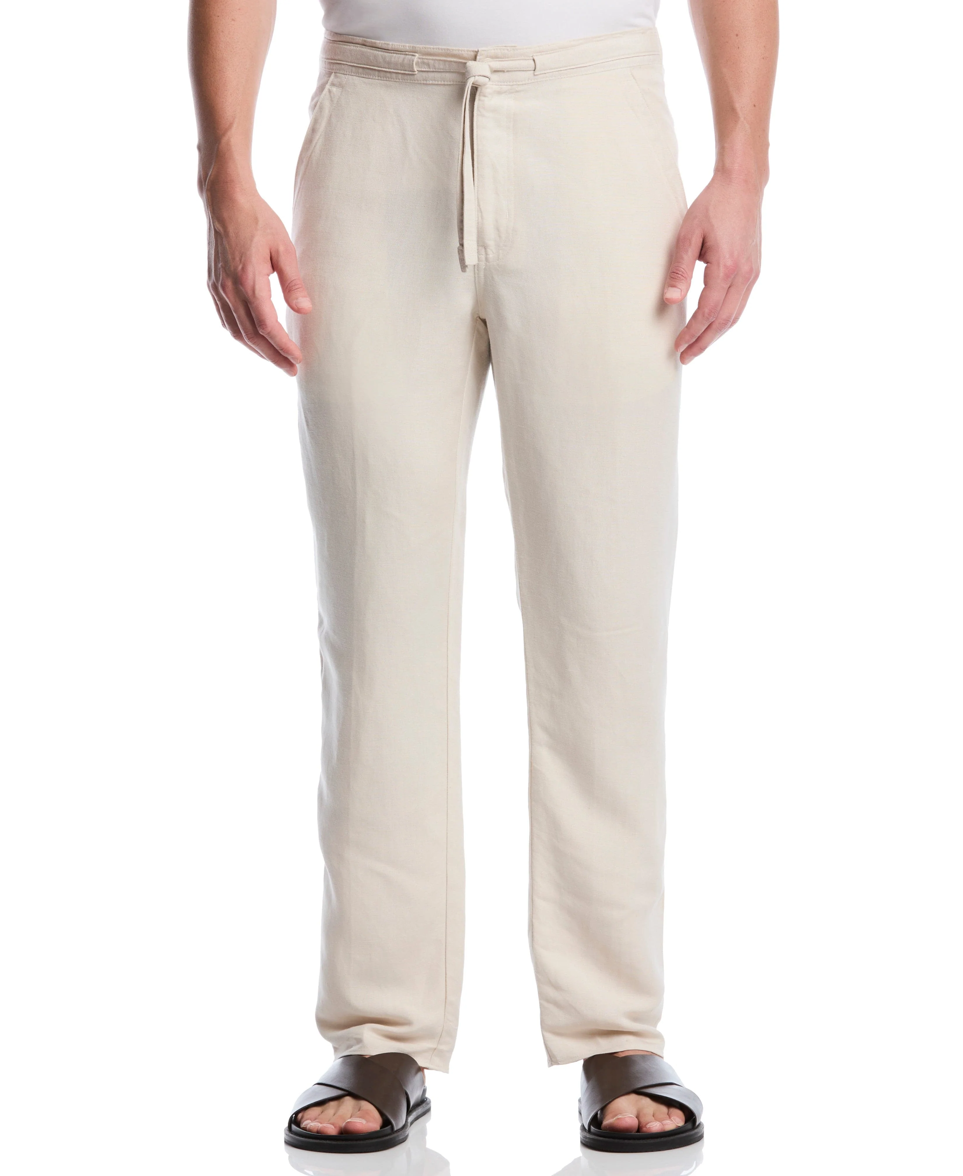 Big & Tall Linen-Blend Core Drawstring Pants - Image 27