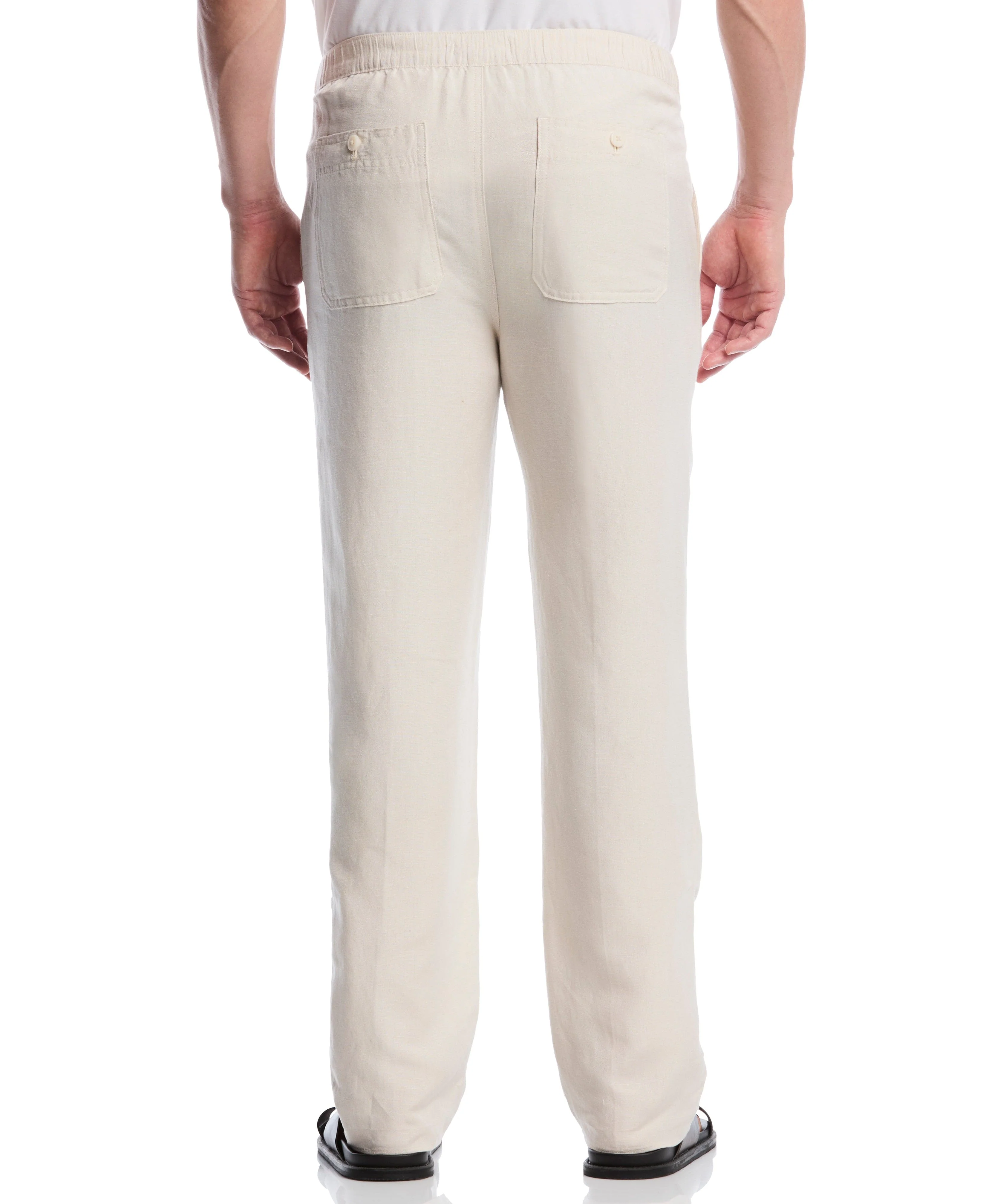 Big & Tall Linen-Blend Core Drawstring Pants - Image 28