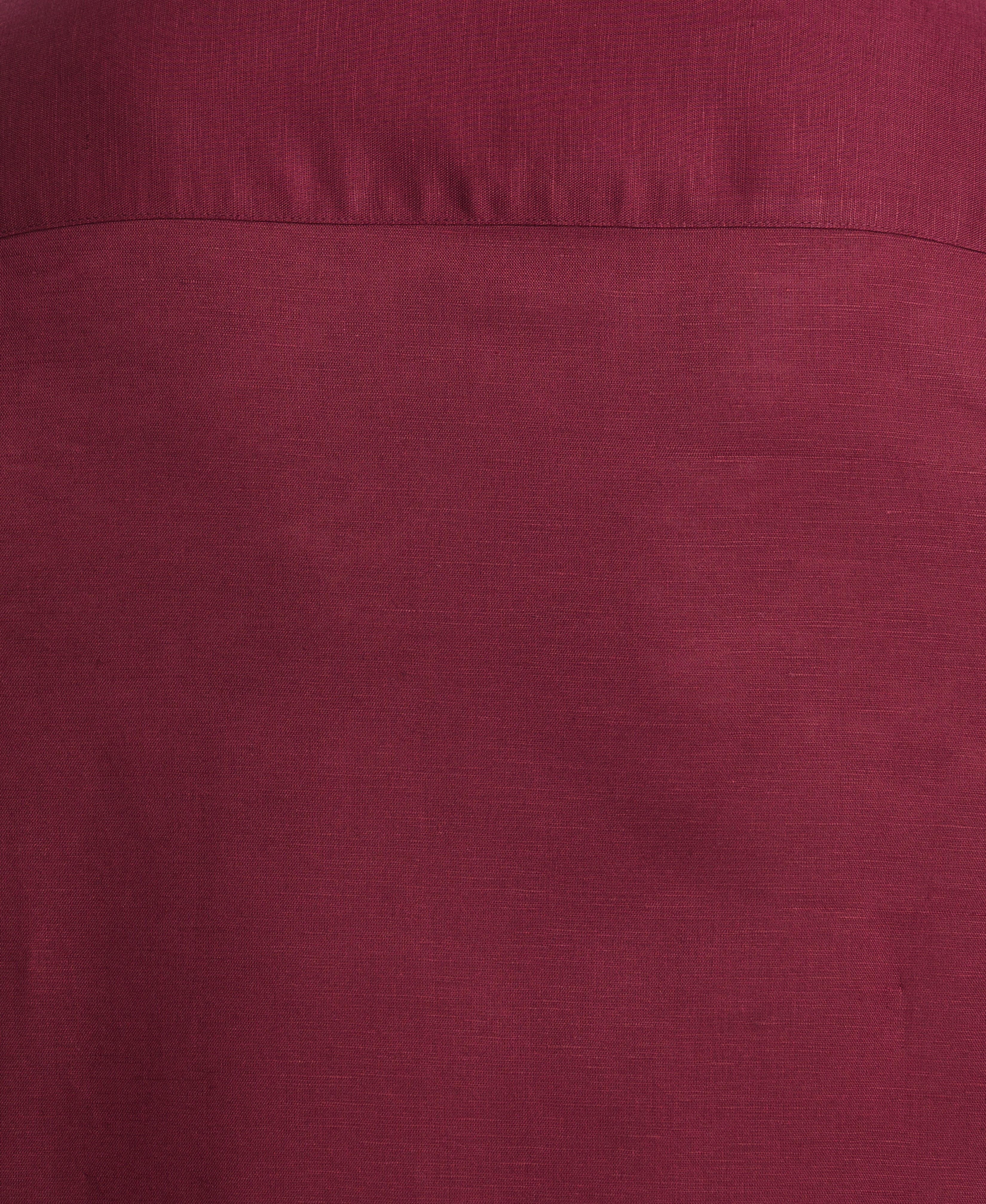 Big & Tall Linen Blend No-Pocket Guayabera Shirt - Image 19