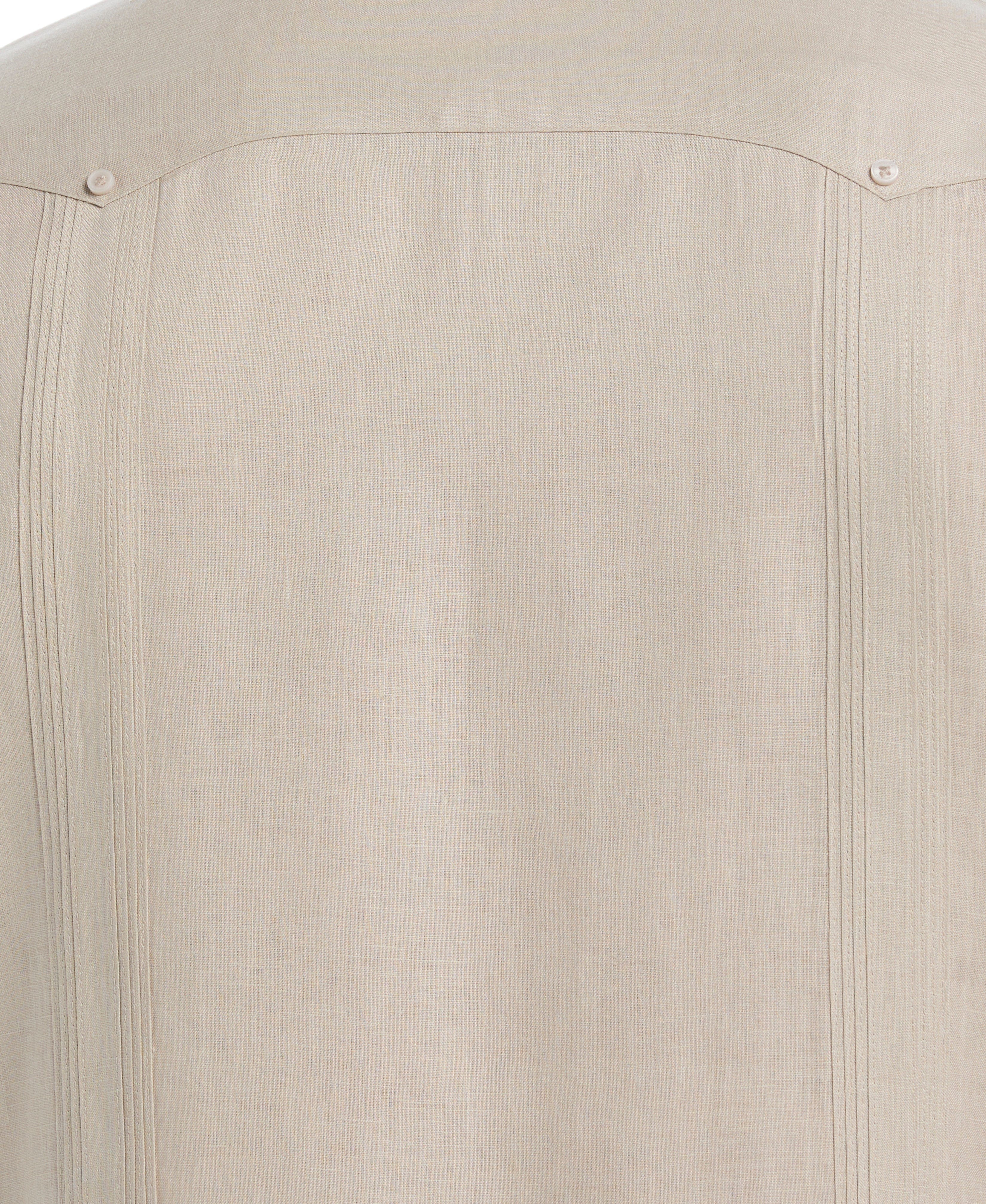 Big & Tall 100% Linen Classic Guayabera Shirt - Long Sleeve - Image 10