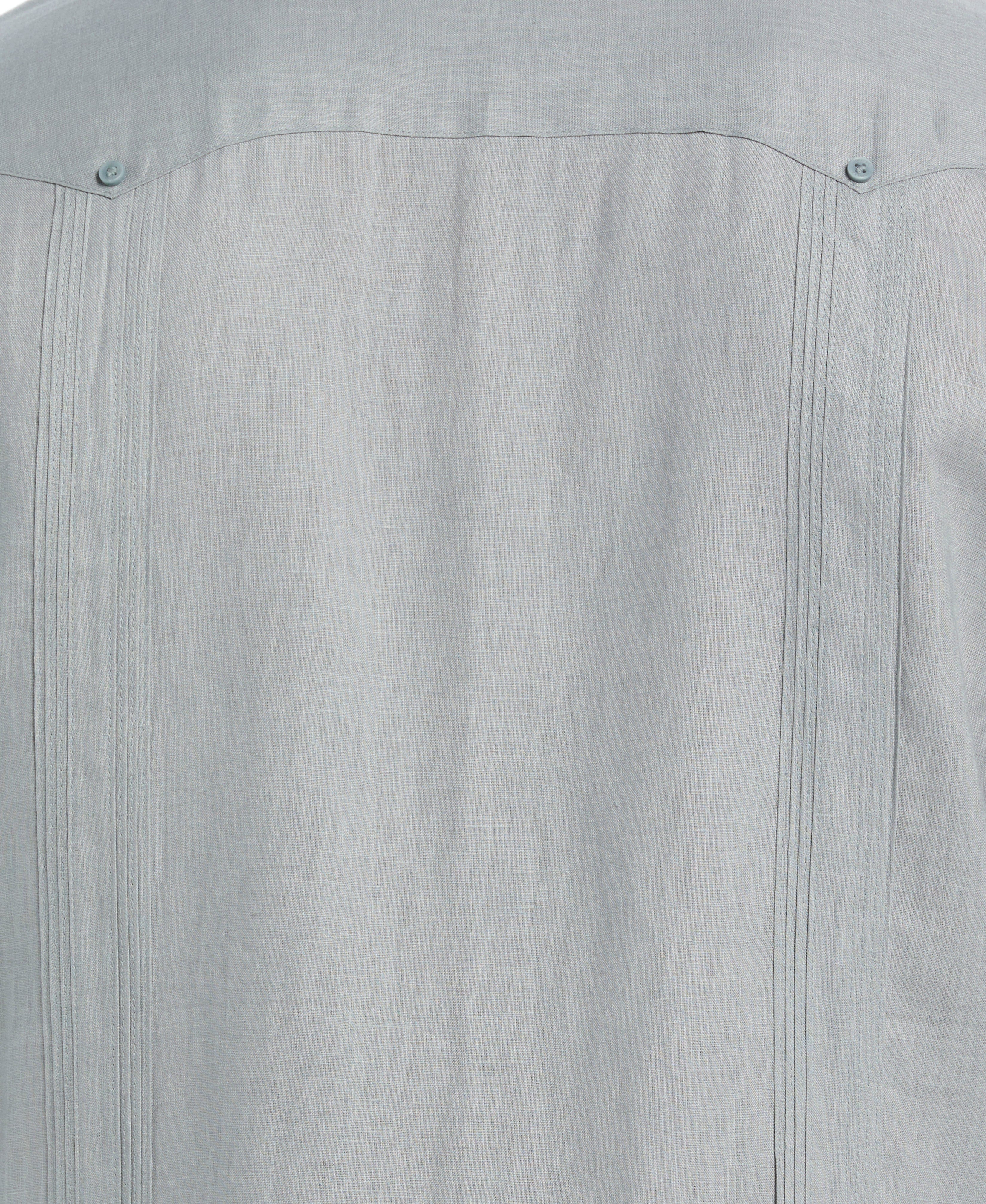 Big & Tall 100% Linen Classic Guayabera Shirt - Long Sleeve - Image 16