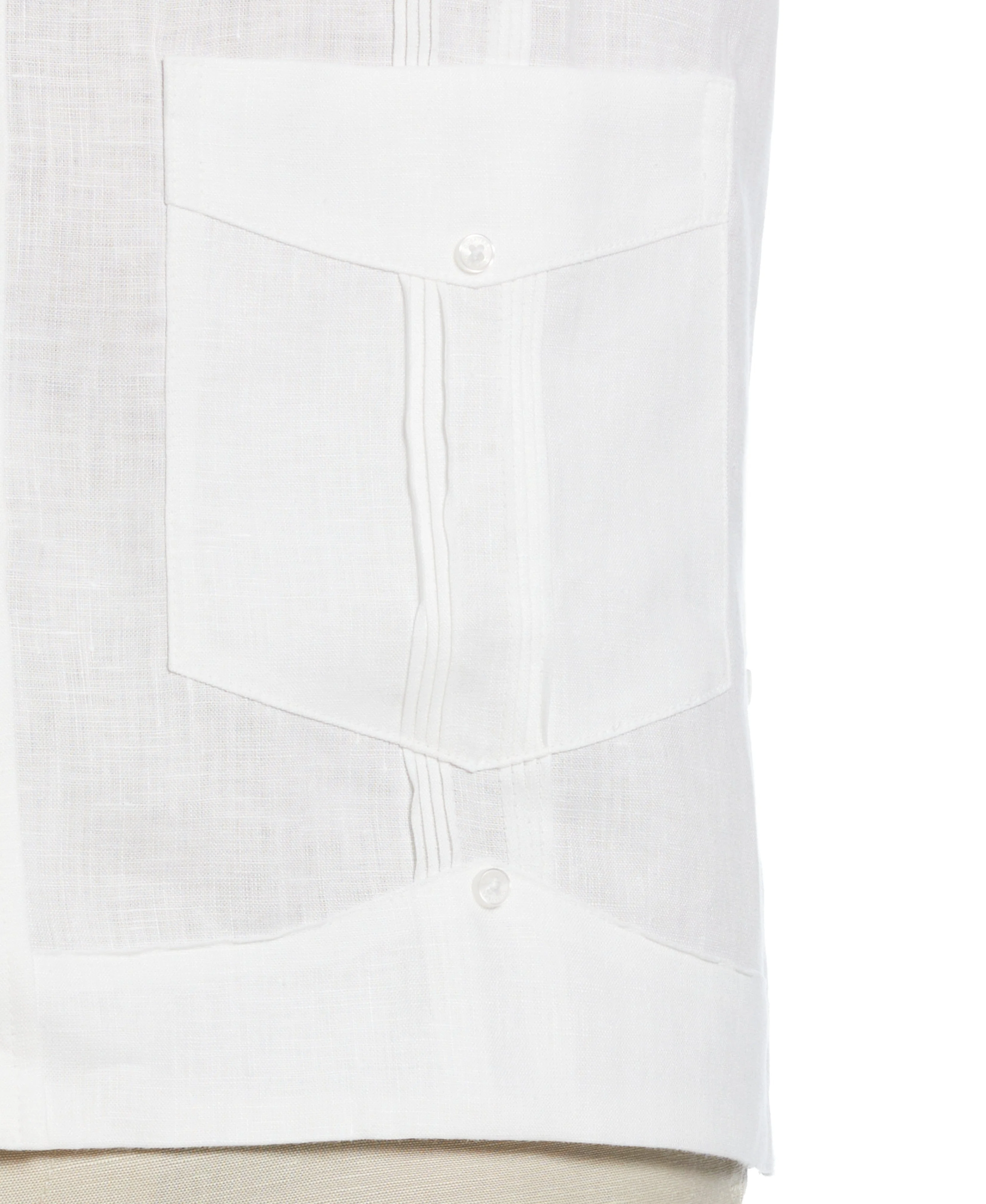 Big & Tall 100% Linen Classic Guayabera Shirt - Long Sleeve - Image 24