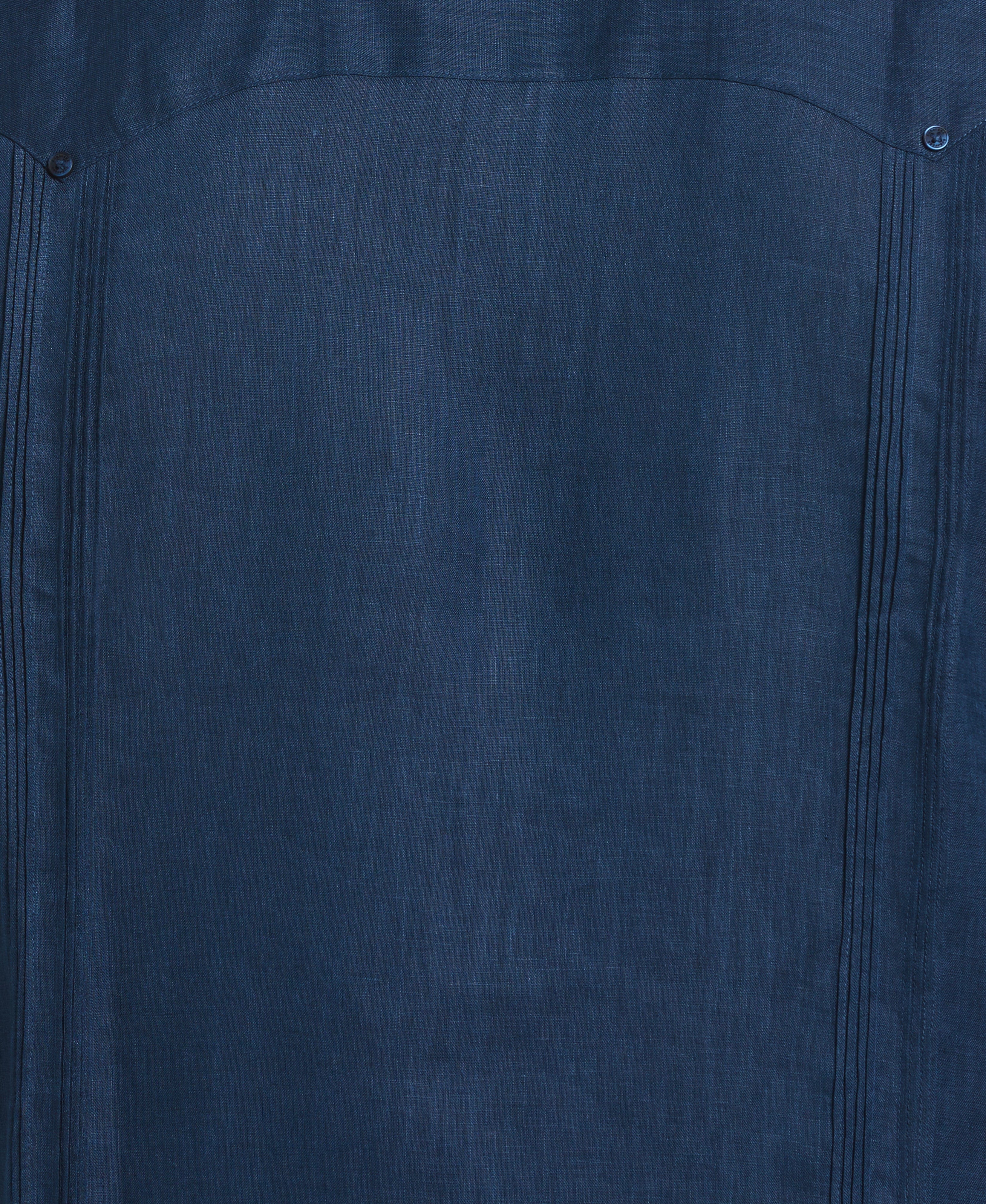 Big & Tall 100% Linen Classic Guayabera Shirt - Long Sleeve - Image 37
