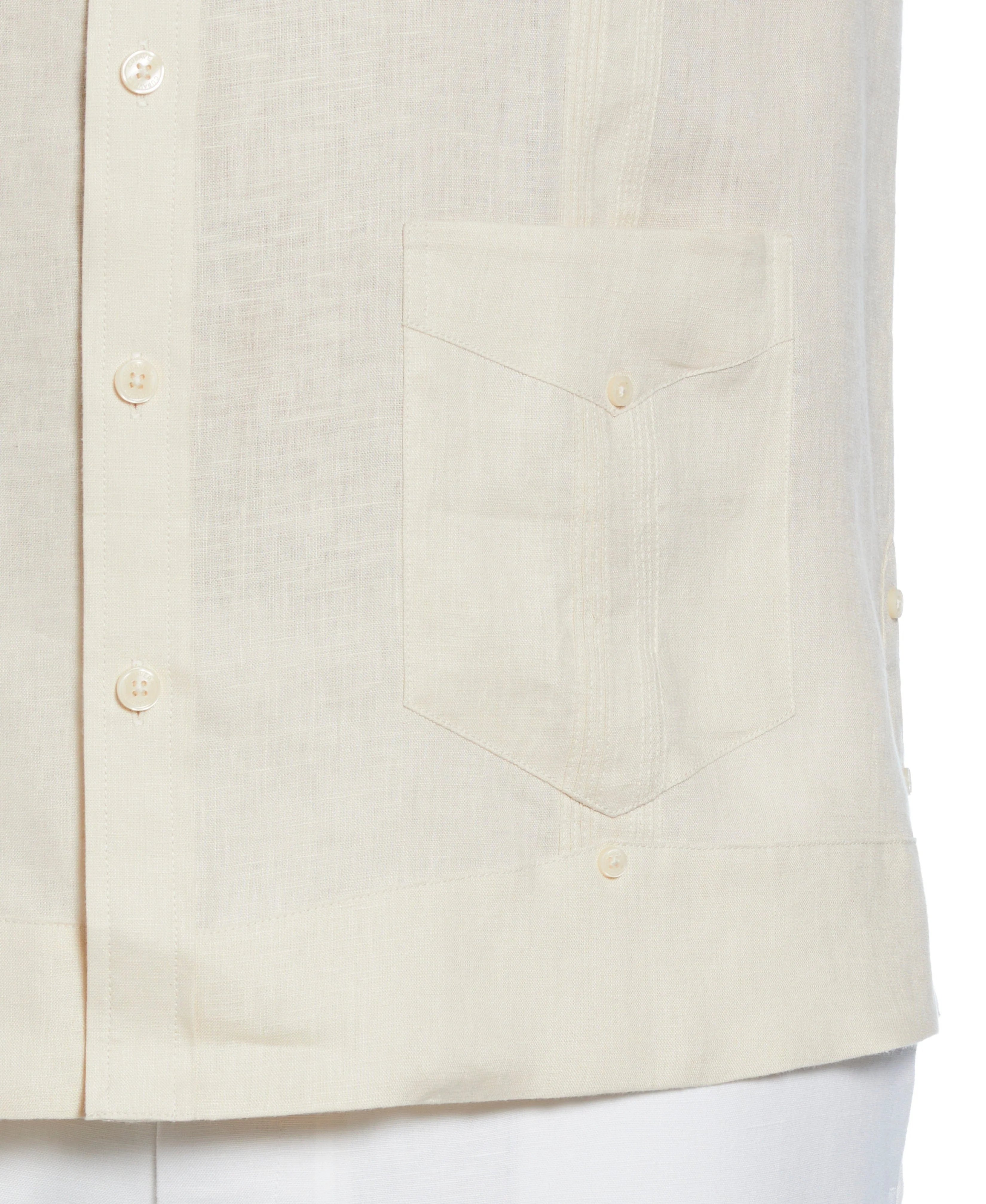 Big & Tall 100% Linen Classic Guayabera Shirt - Long Sleeve - Image 40