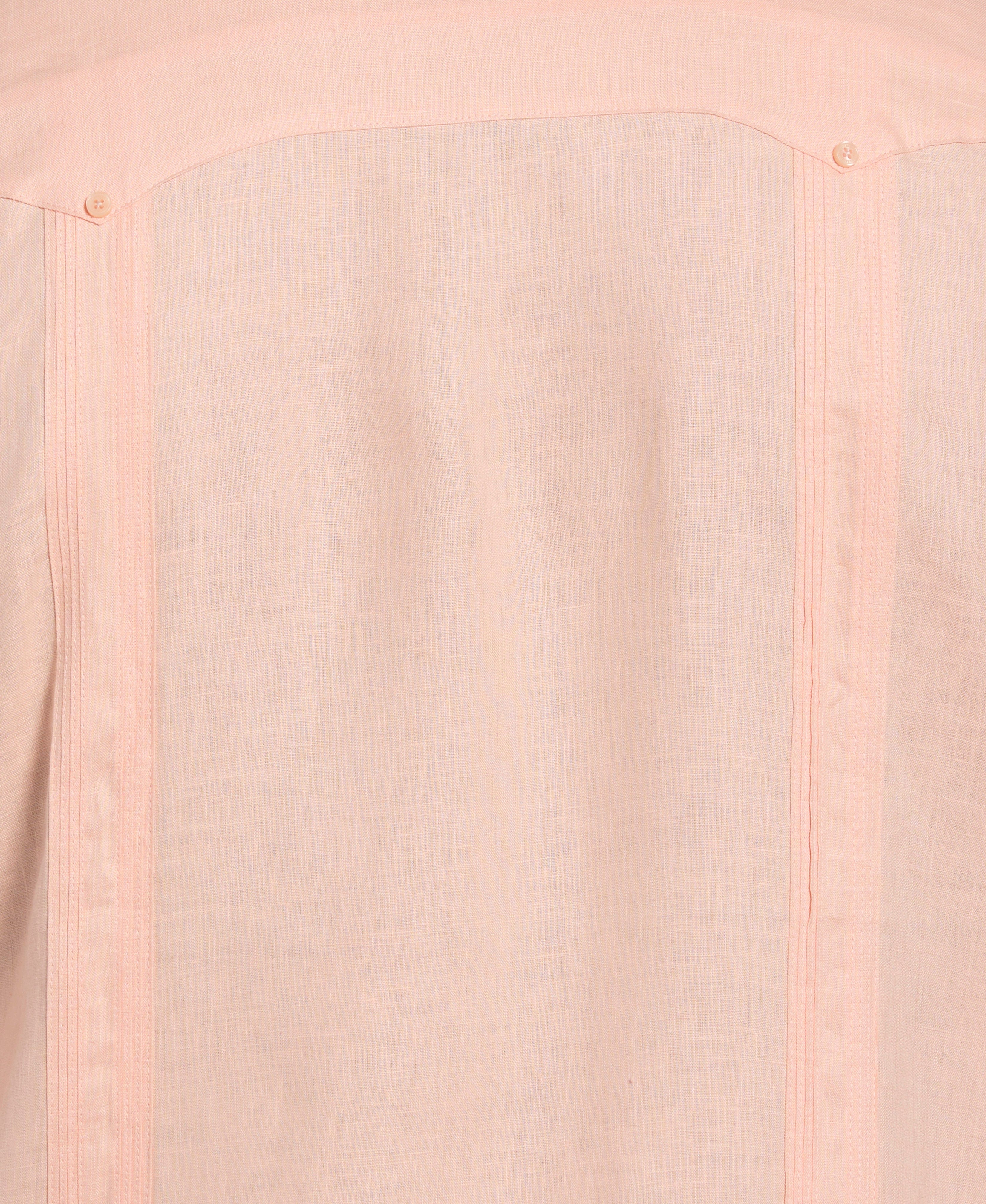 Big & Tall 100% Linen Classic Guayabera Shirt - Long Sleeve - Image 52