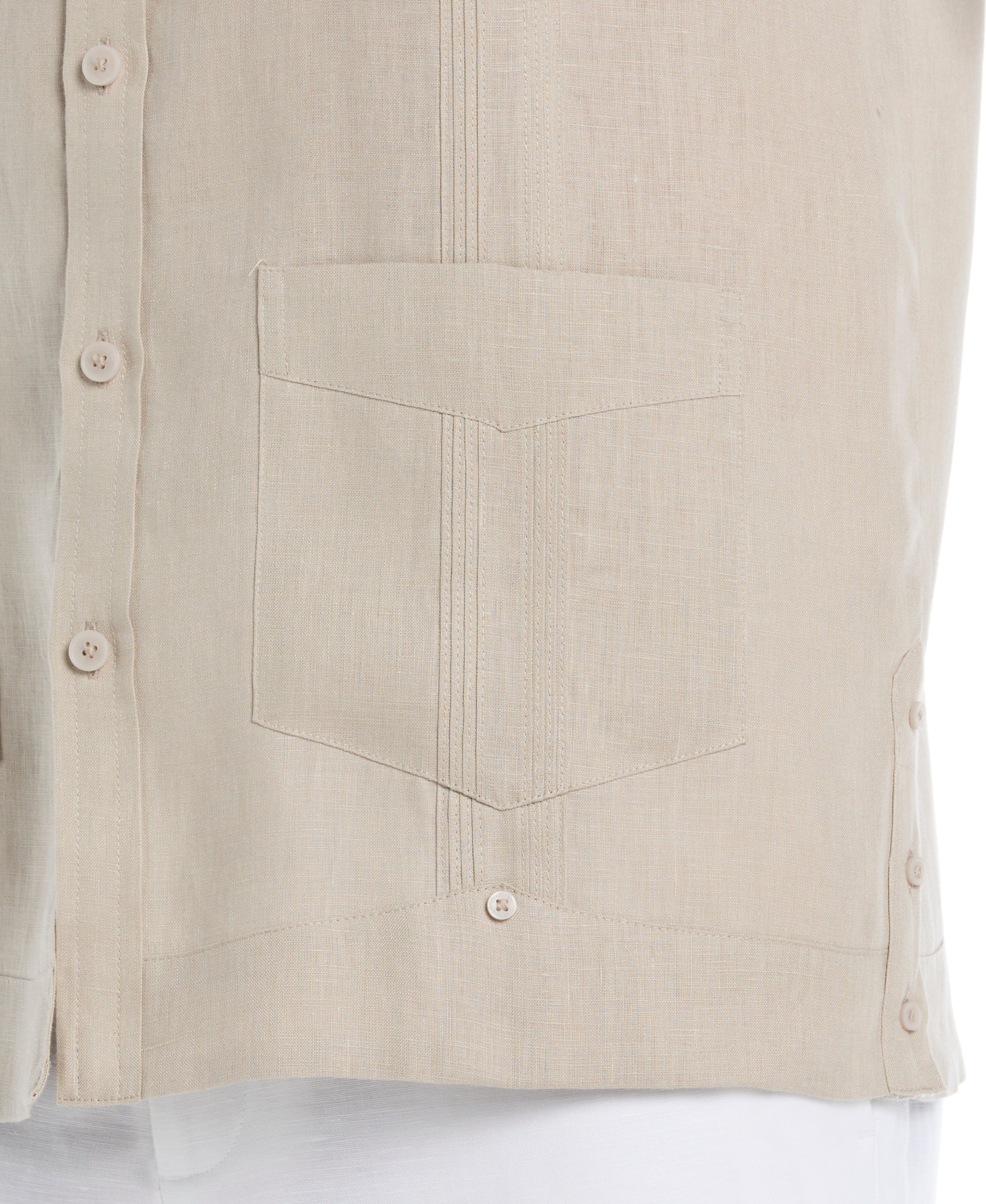 Big & Tall 100% Linen Classic Guayabera Shirt - Long Sleeve - Image 7