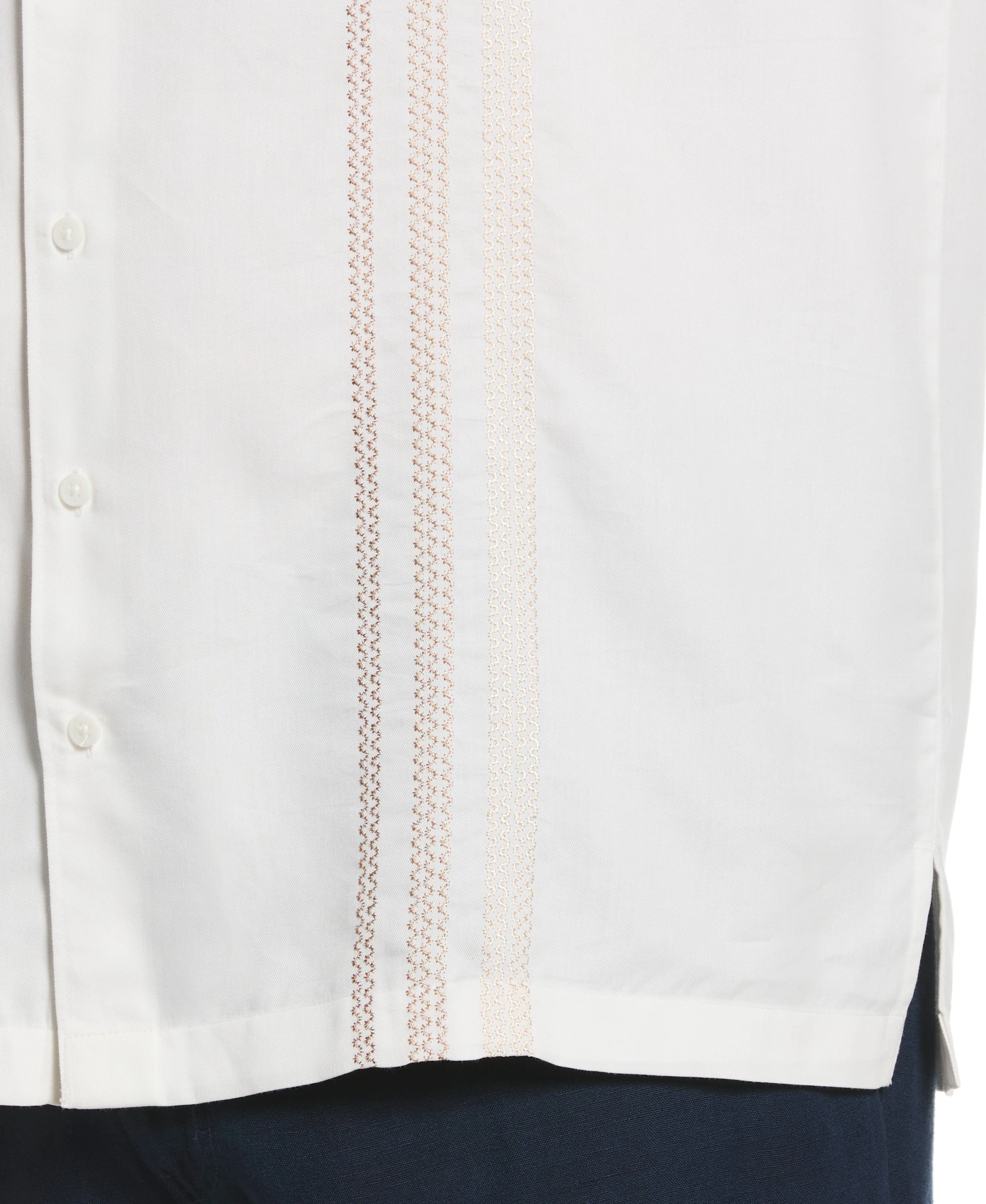 Big & Tall Ombre Embroidery Panel Shirt - Image 3