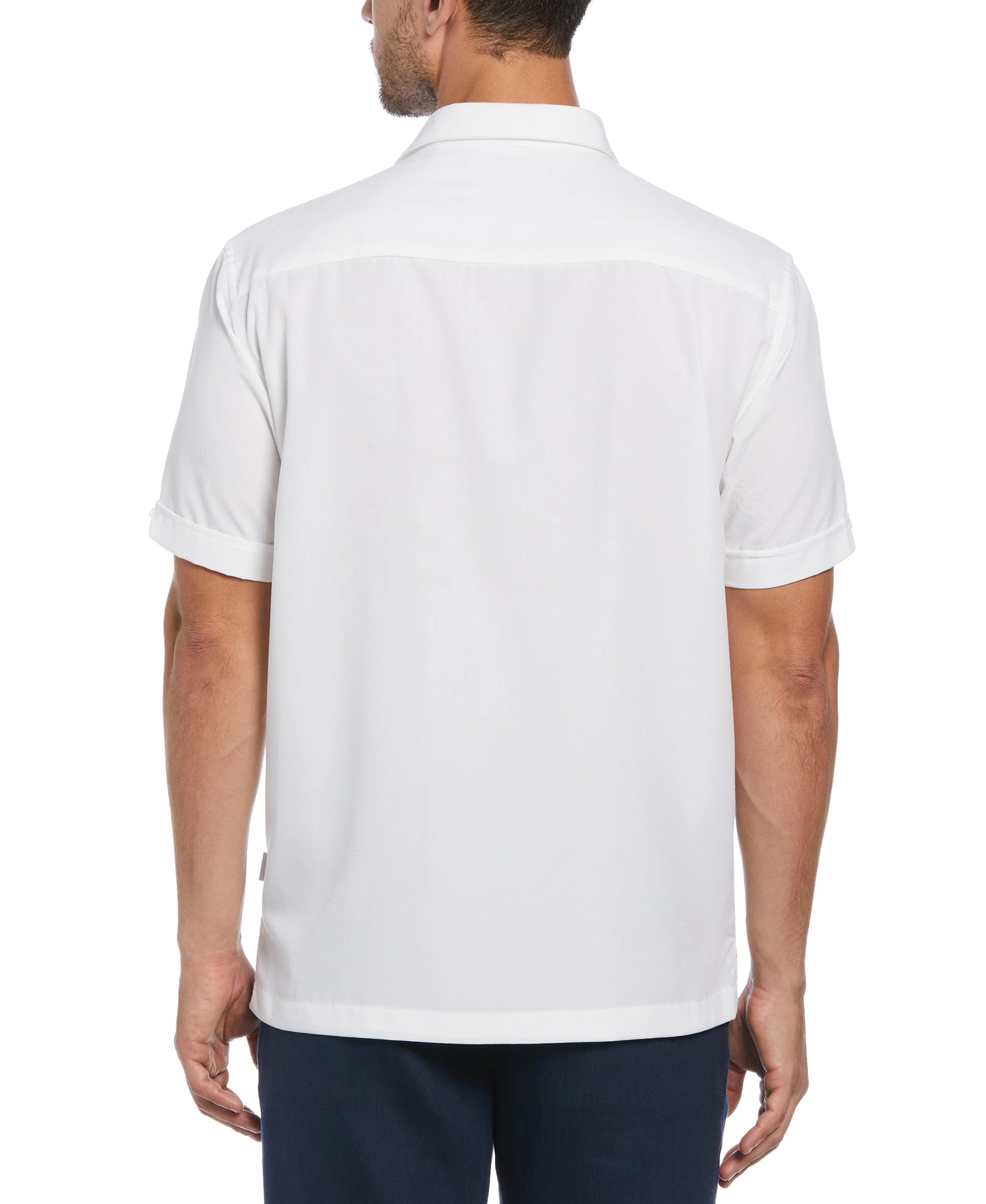 Big & Tall Ombre Embroidered Panel Shirt - Image 14