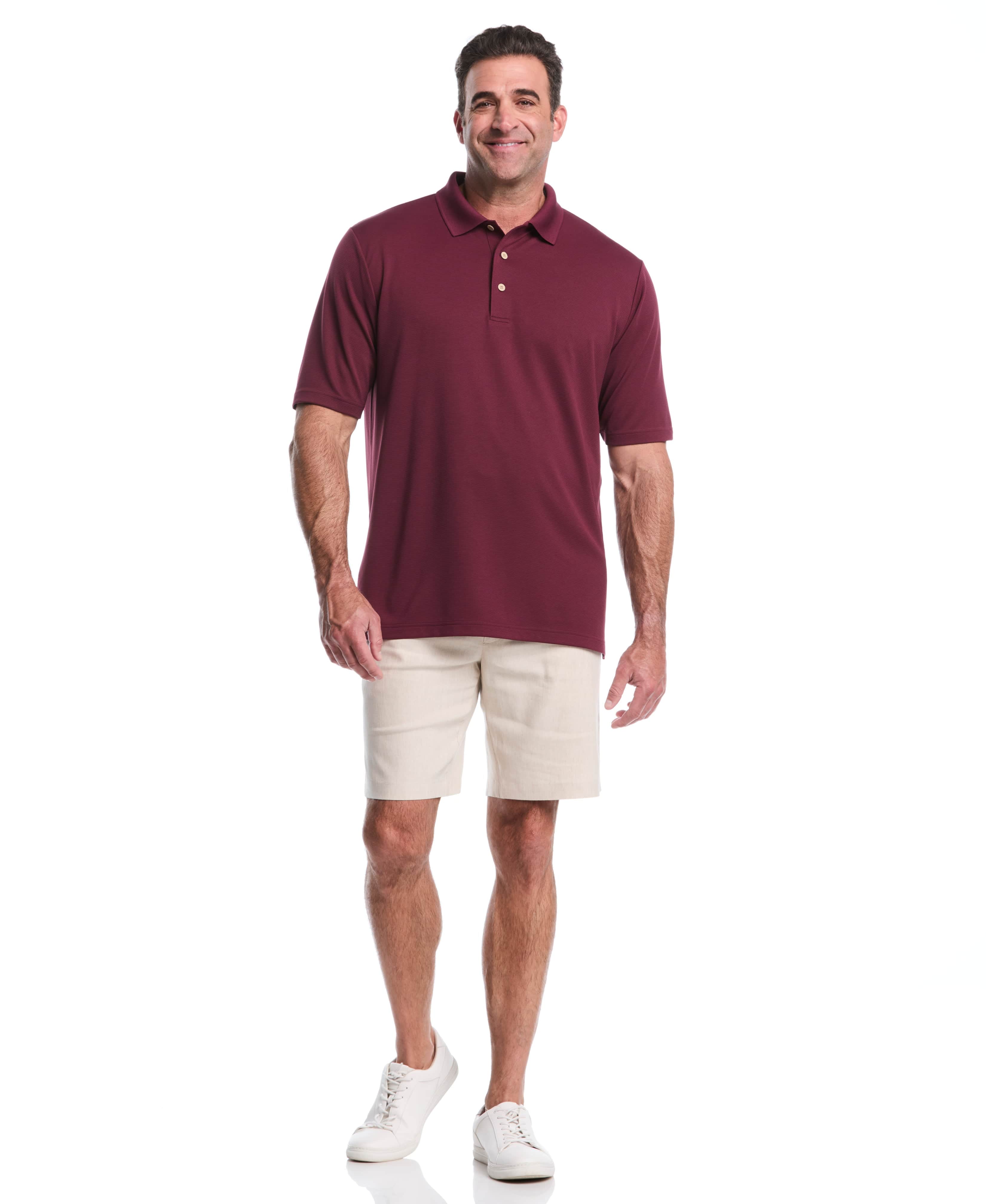 Big & Tall Solid Textured Polo - Image 102