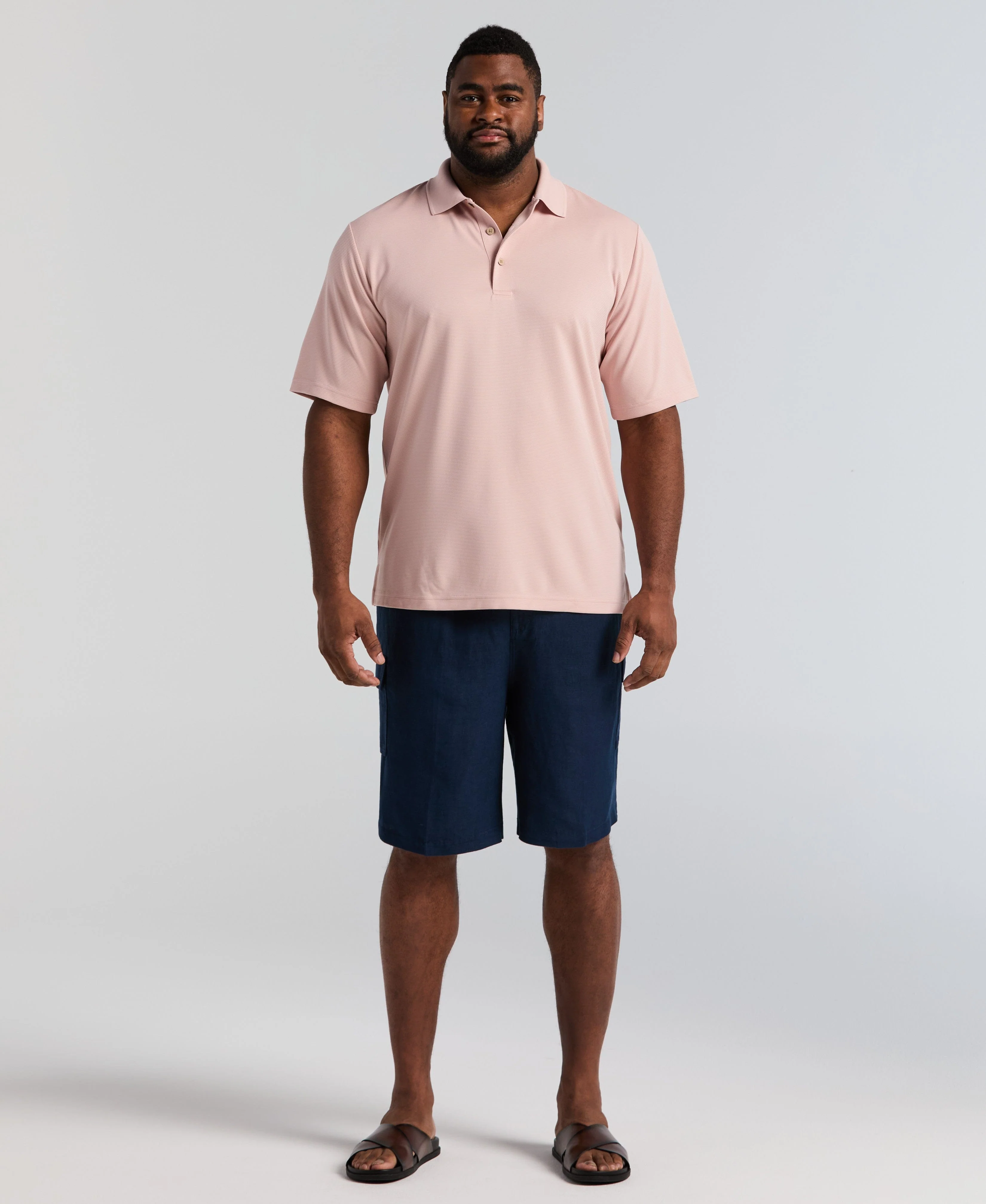 Big & Tall Solid Textured Polo - Image 11