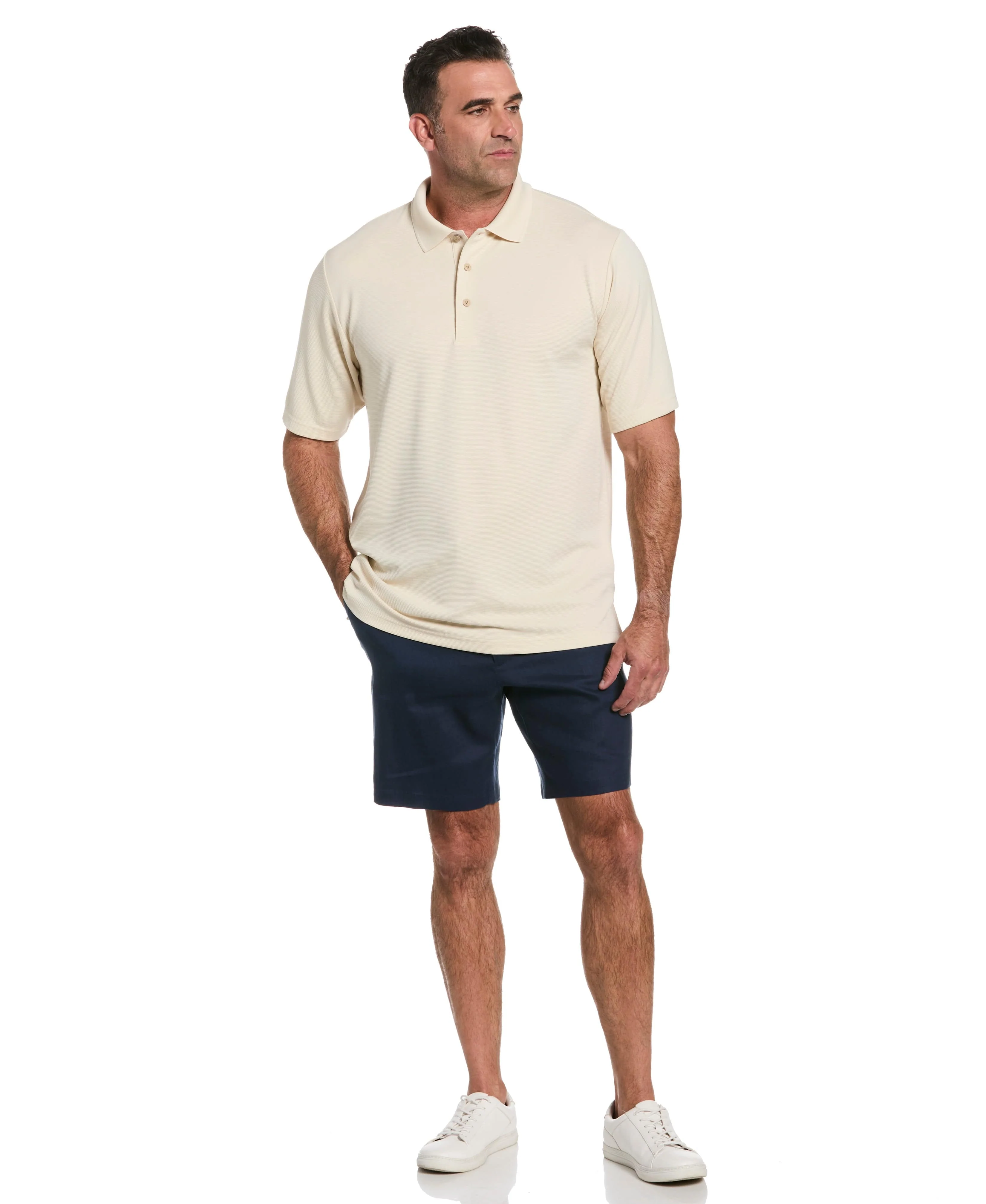 Big & Tall Solid Textured Polo - Image 120