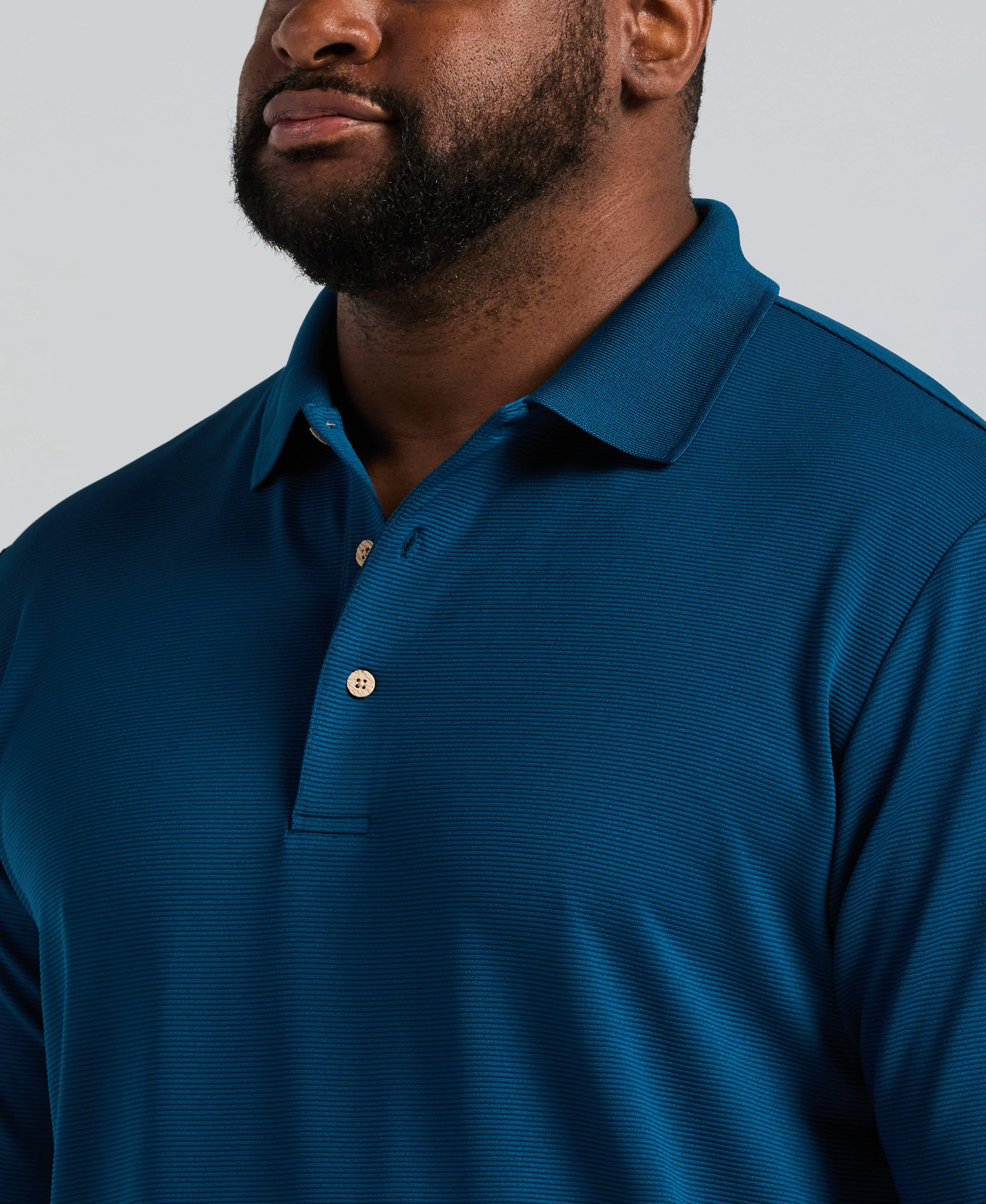 Big & Tall Solid Textured Polo - Image 17