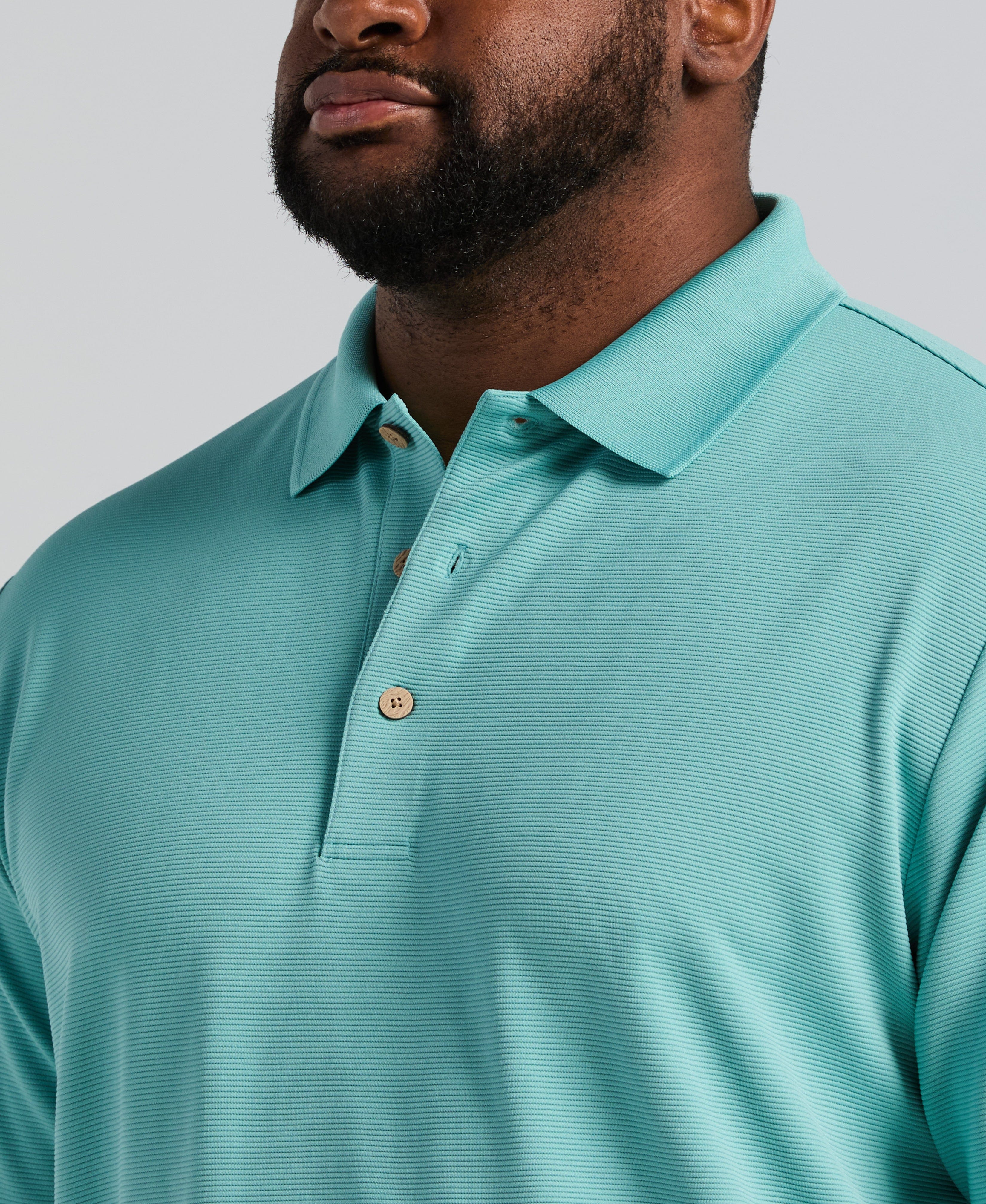 Big & Tall Solid Textured Polo - Image 24