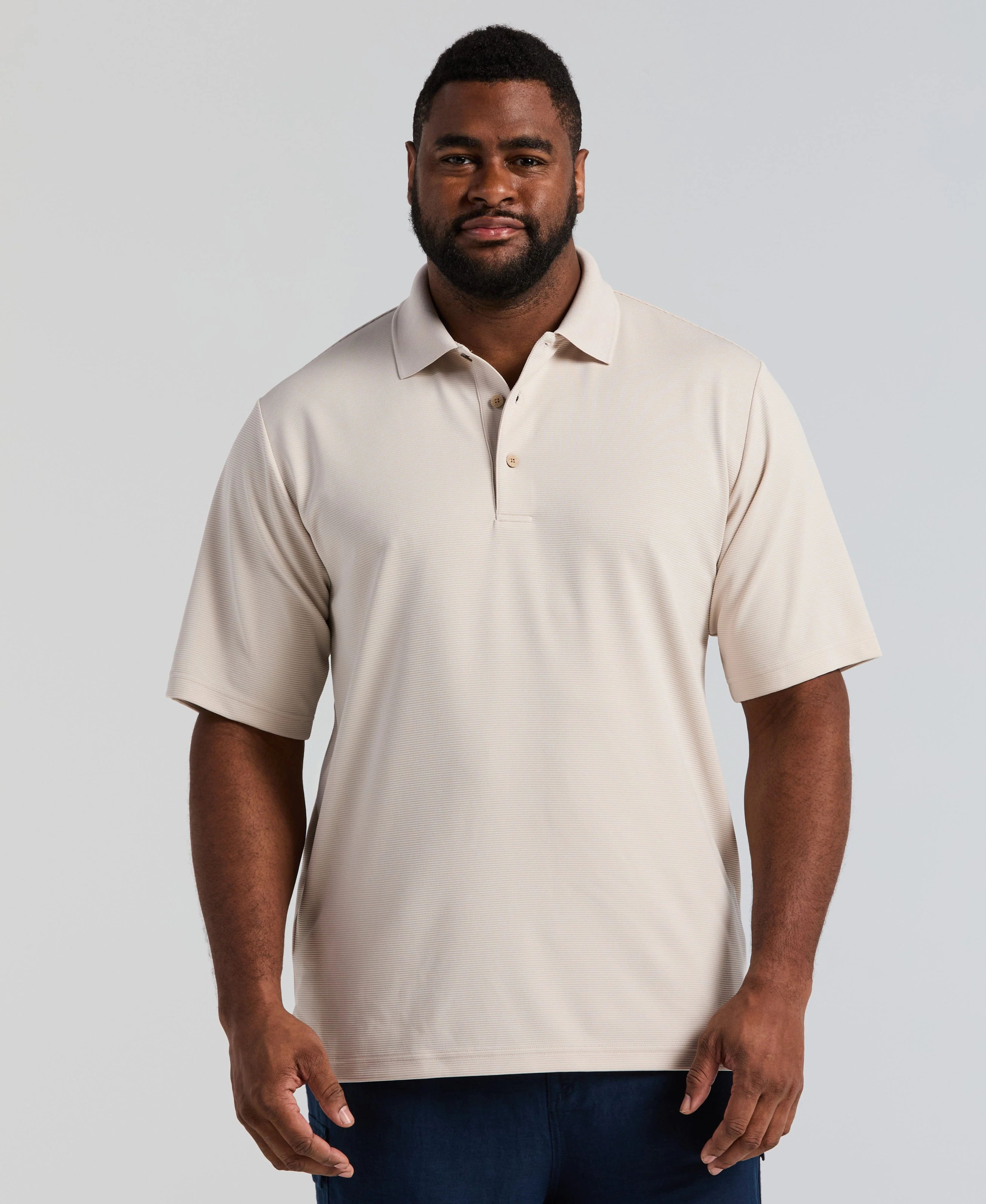 Big & Tall Solid Textured Polo - Image 27