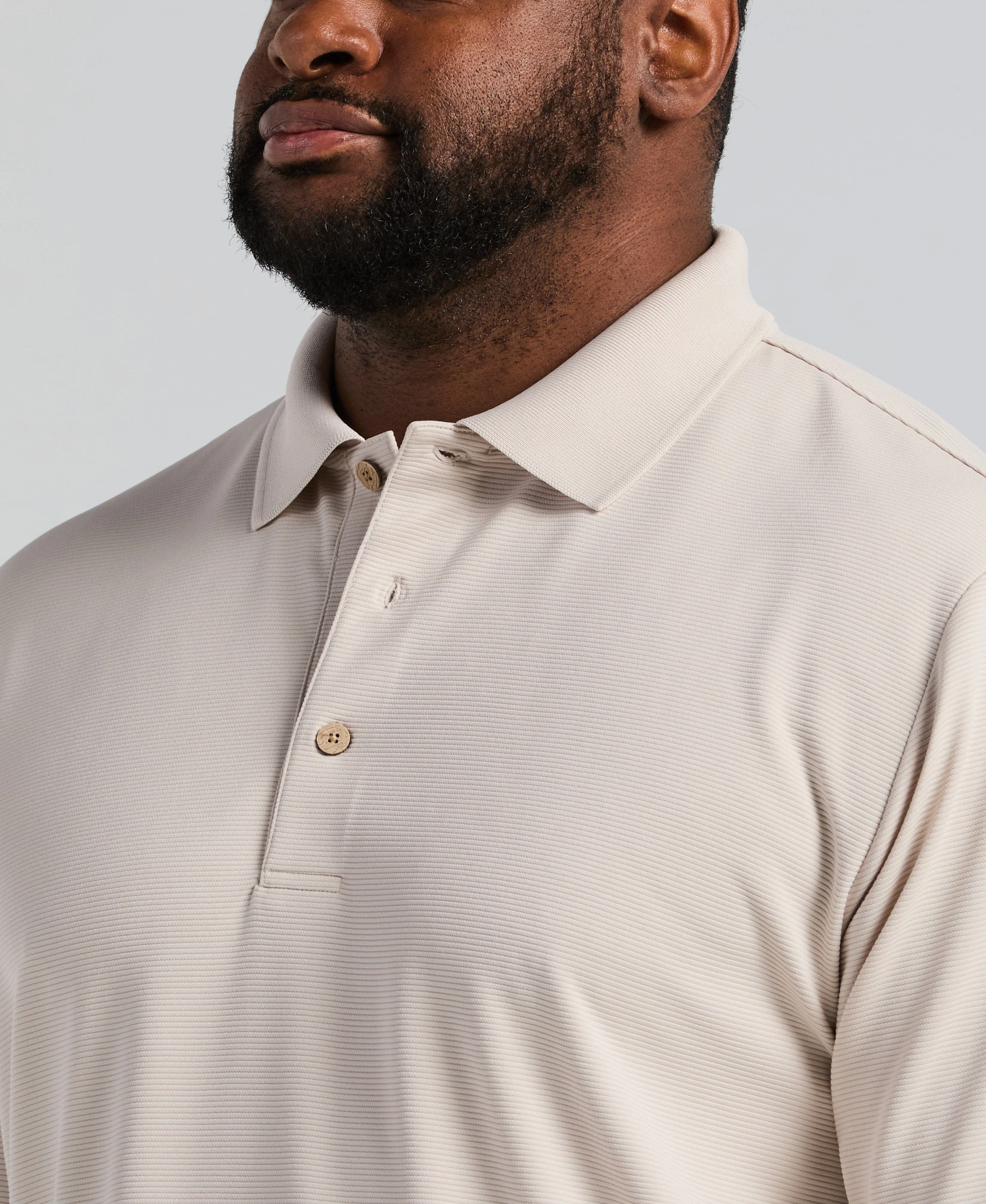 Big & Tall Solid Textured Polo - Image 30