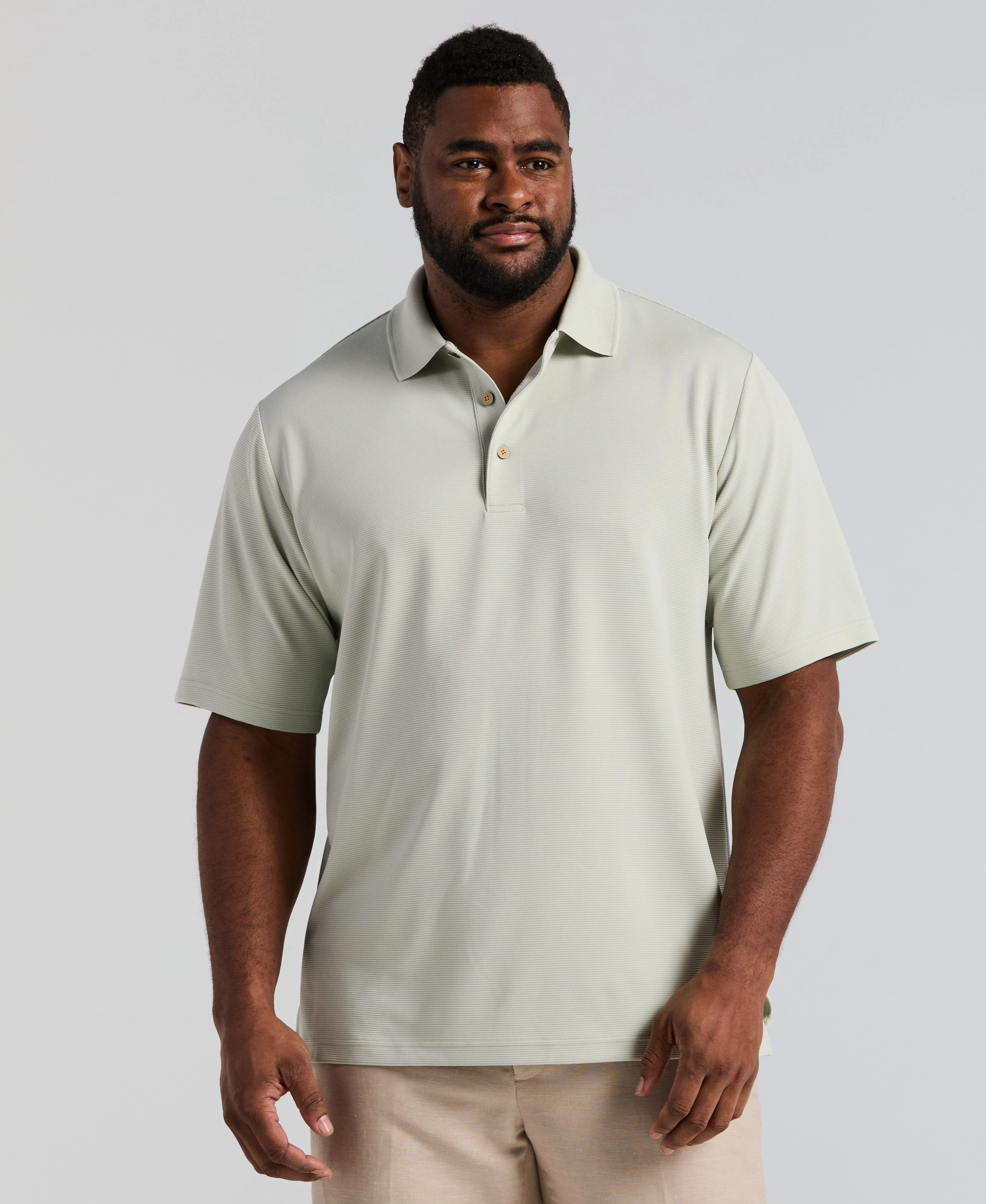 Big & Tall Solid Textured Polo - Image 33