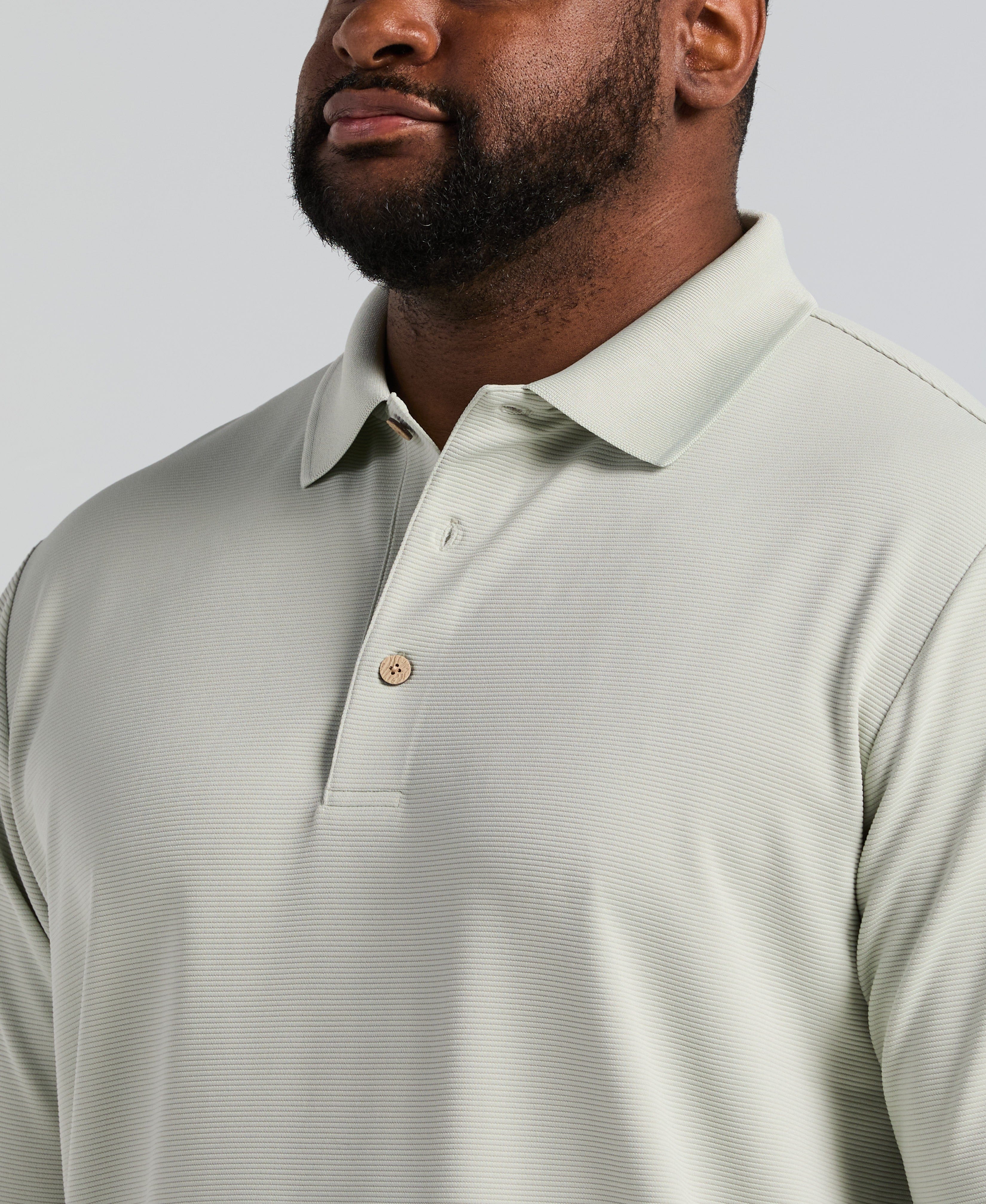 Big & Tall Solid Textured Polo - Image 37