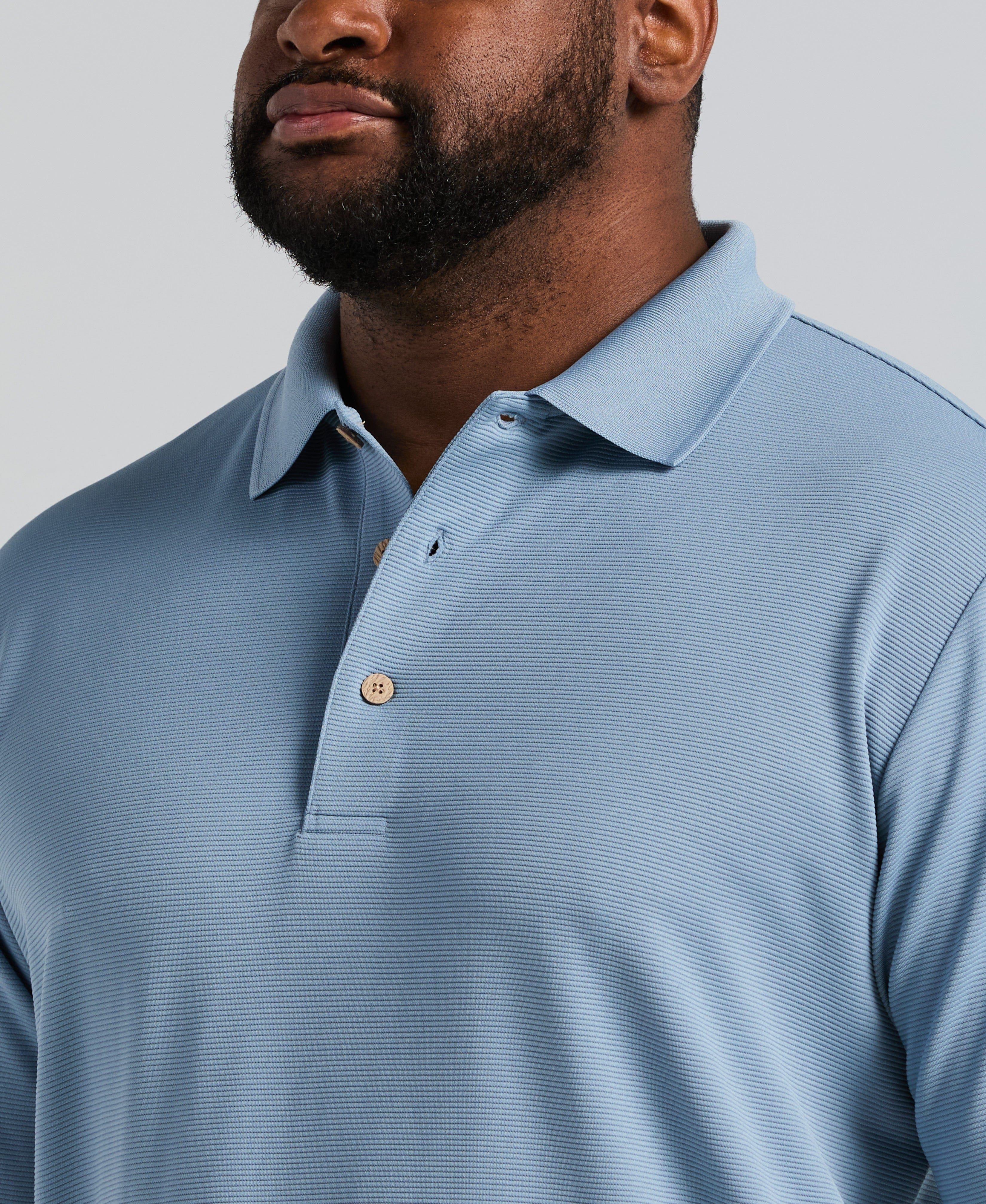 Big & Tall Solid Textured Polo - Image 4