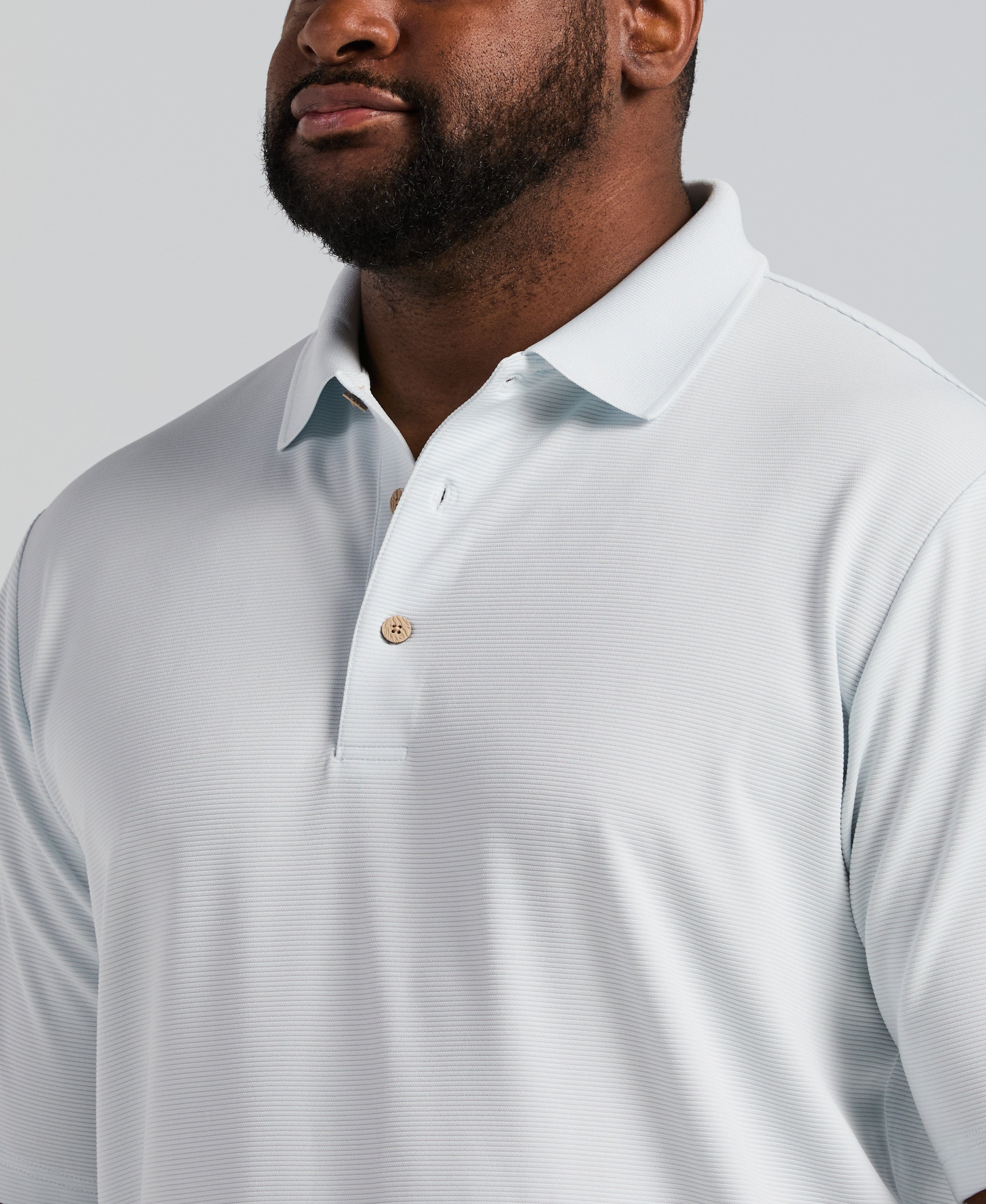 Big & Tall Solid Textured Polo - Image 42