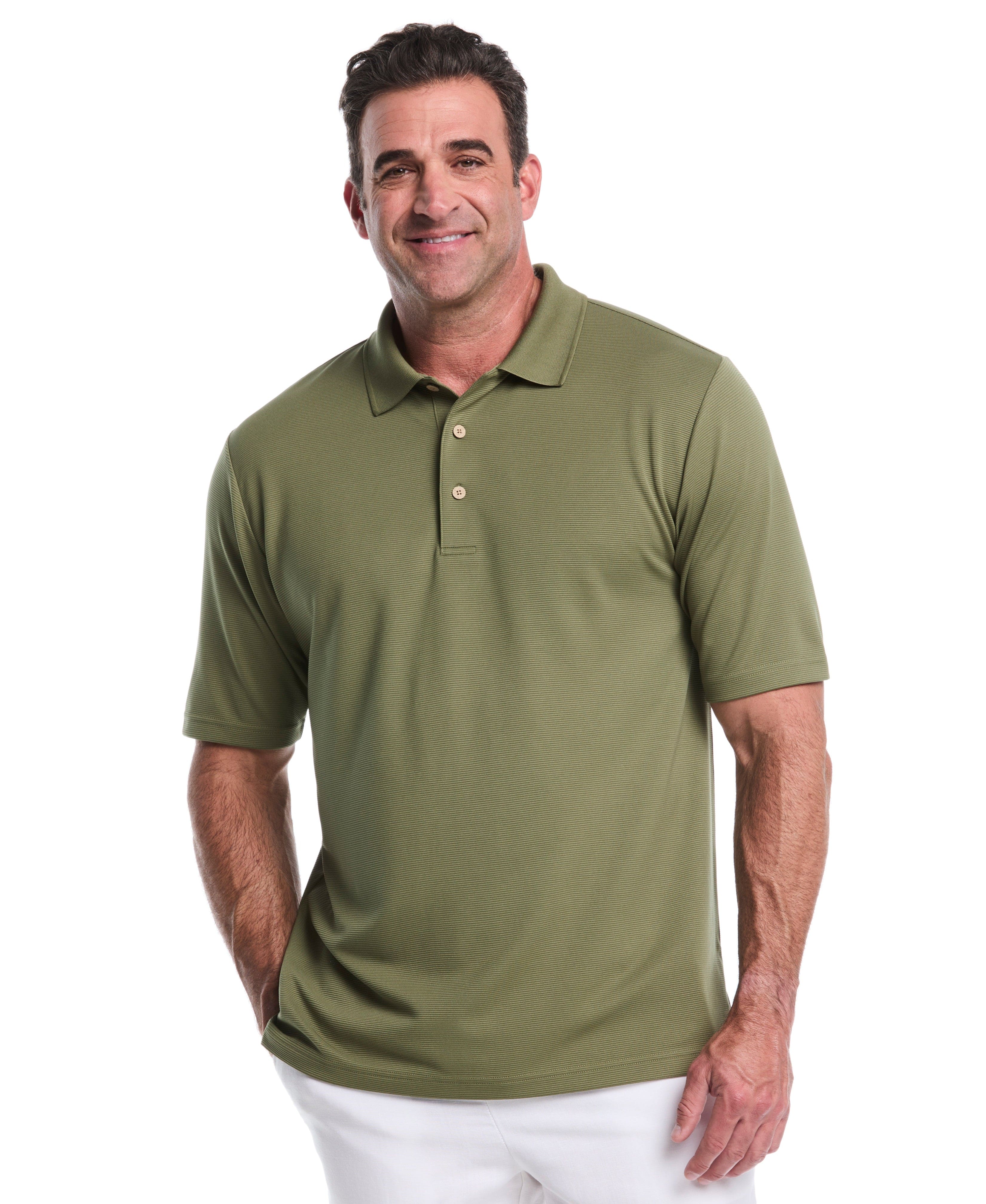 Big & Tall Solid Textured Polo - Image 45