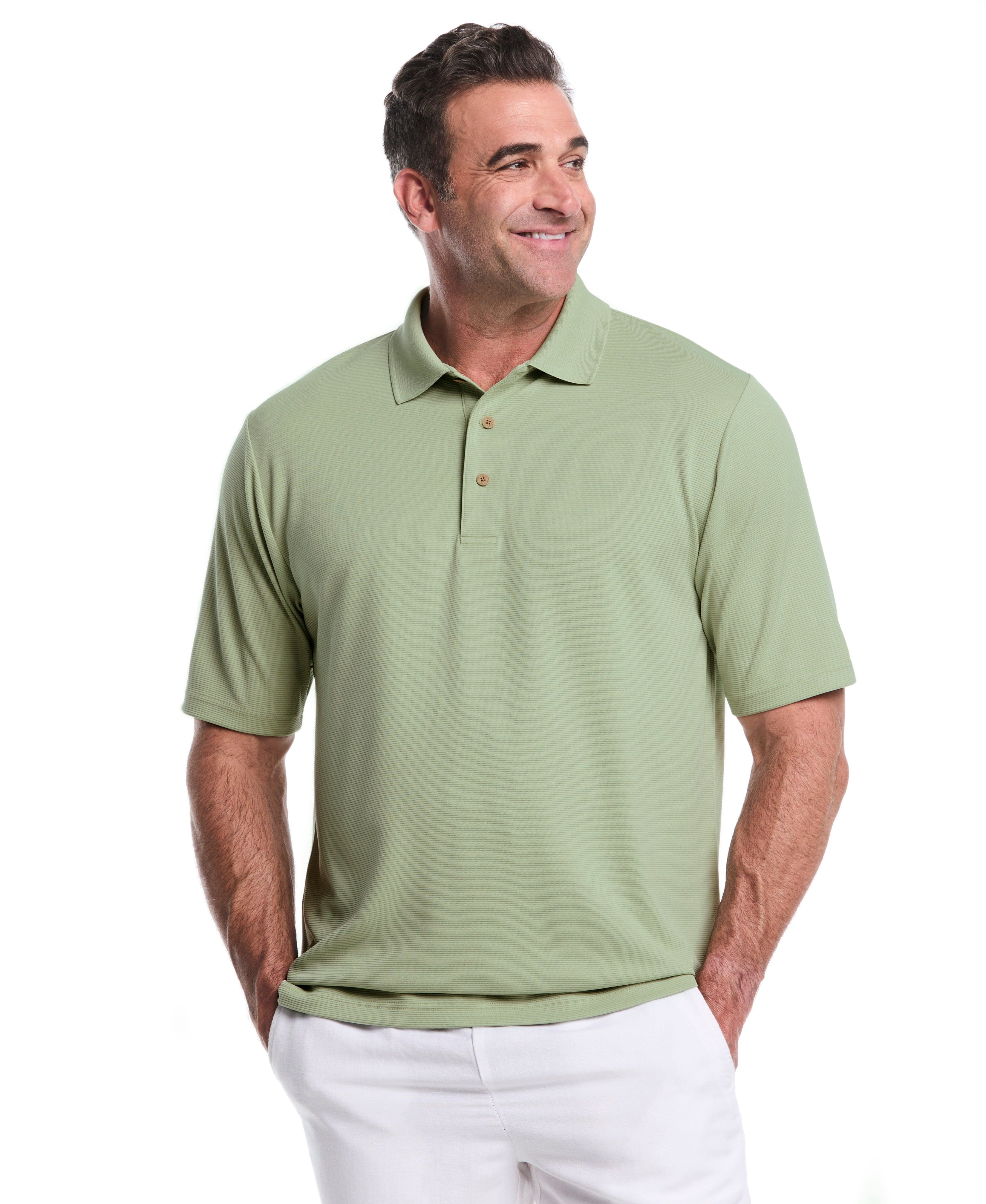 Big & Tall Solid Textured Polo - Image 51