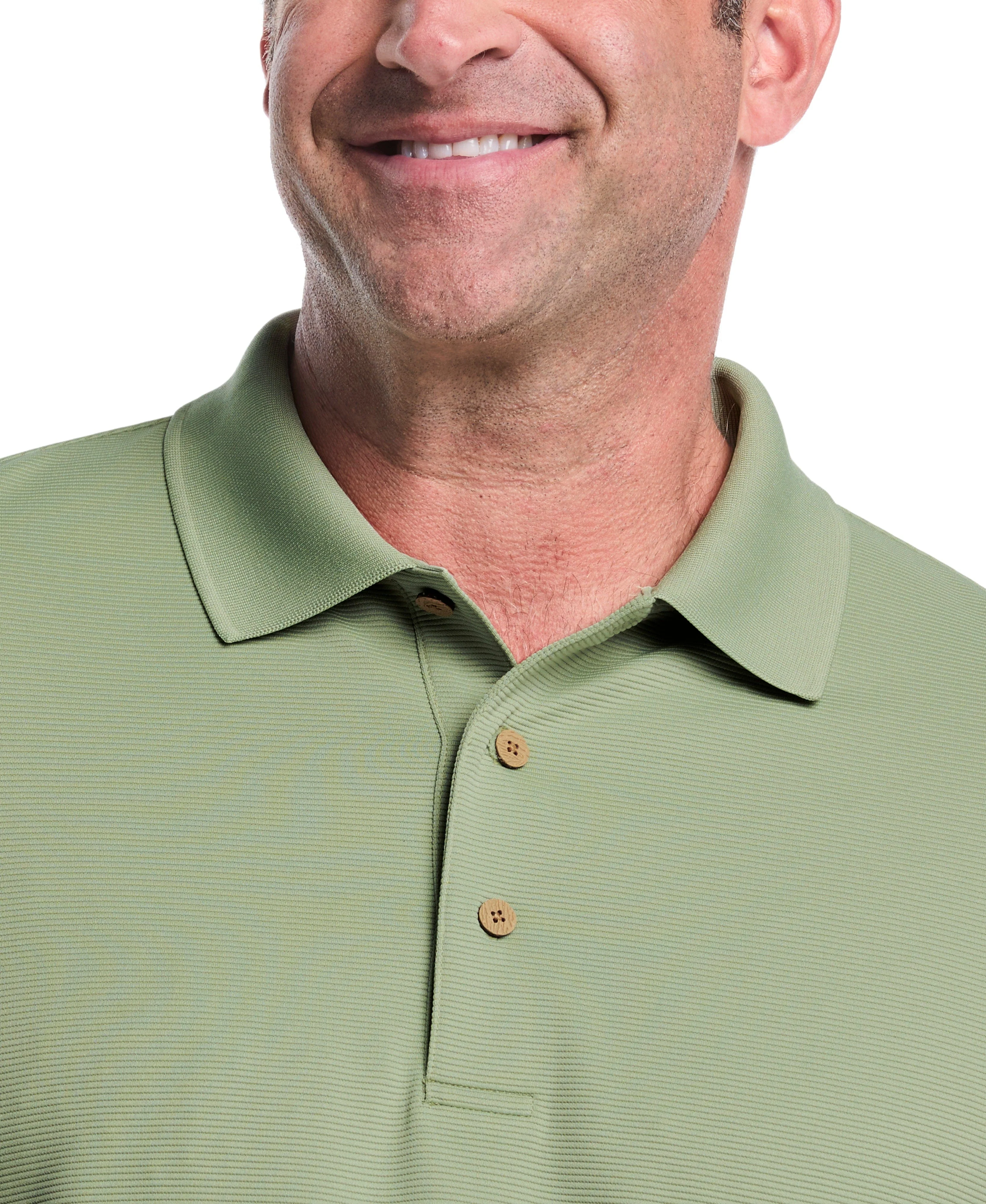 Big & Tall Solid Textured Polo - Image 55