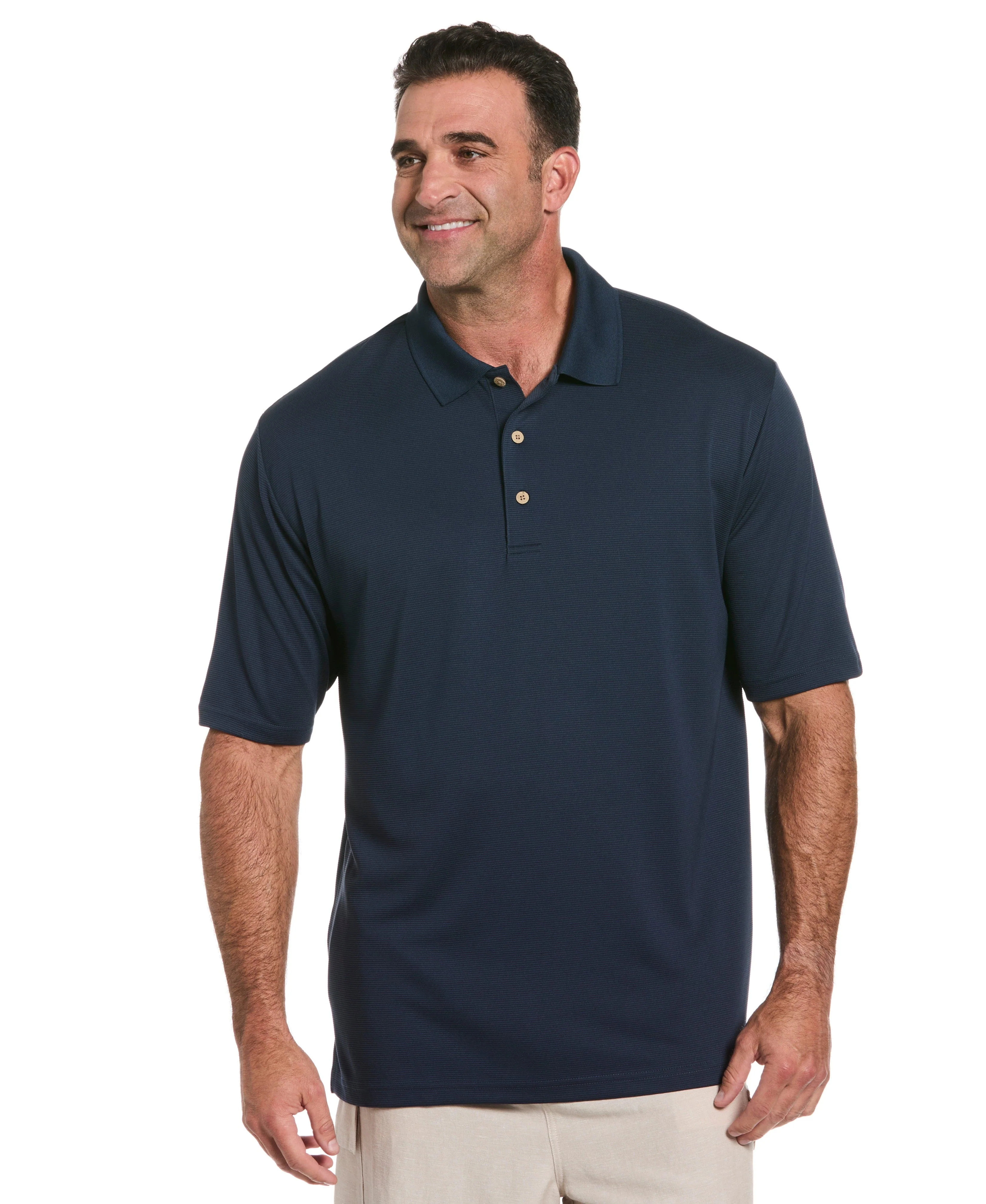 Big & Tall Solid Textured Polo - Image 63