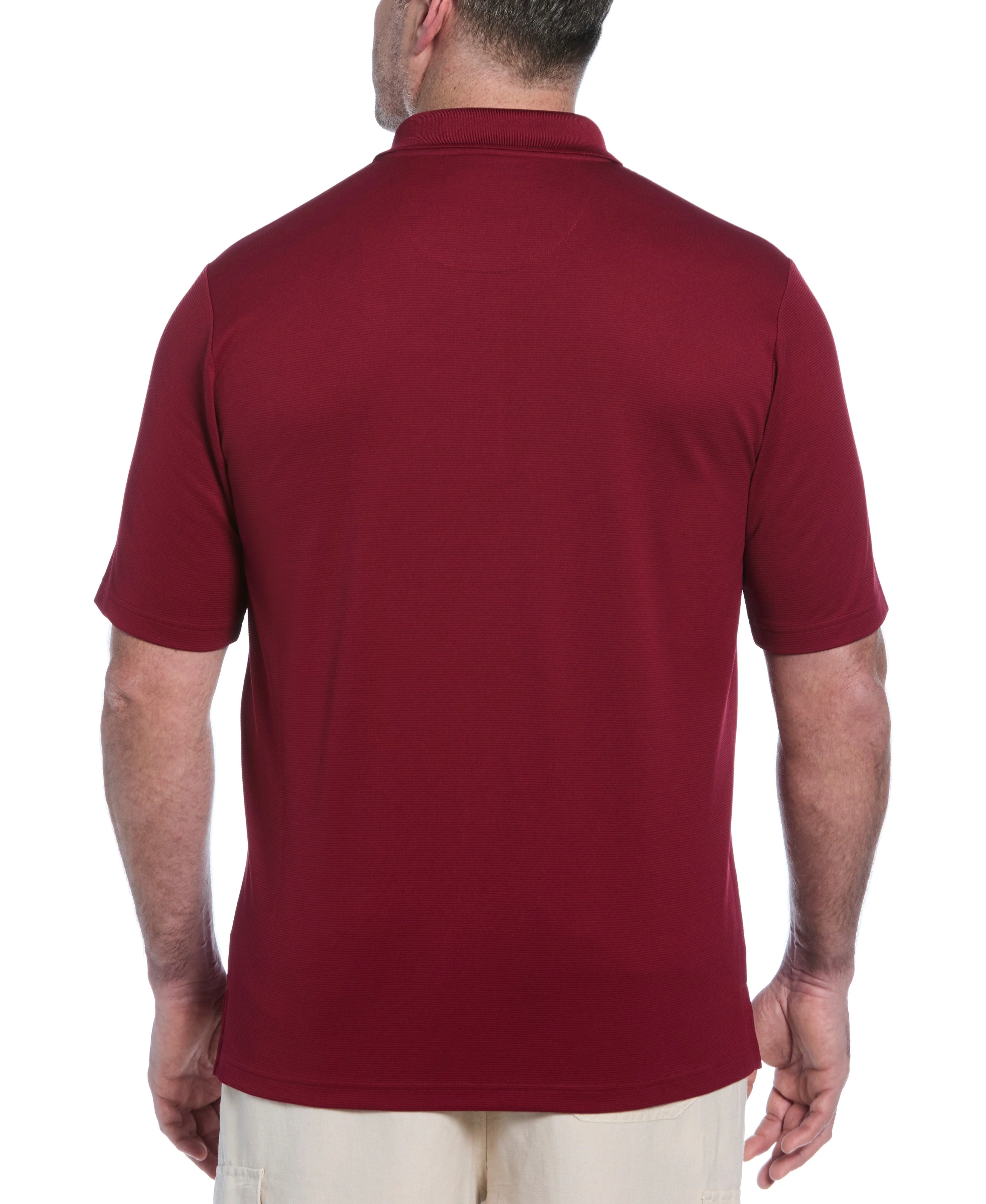 Big & Tall Solid Textured Polo - Image 80