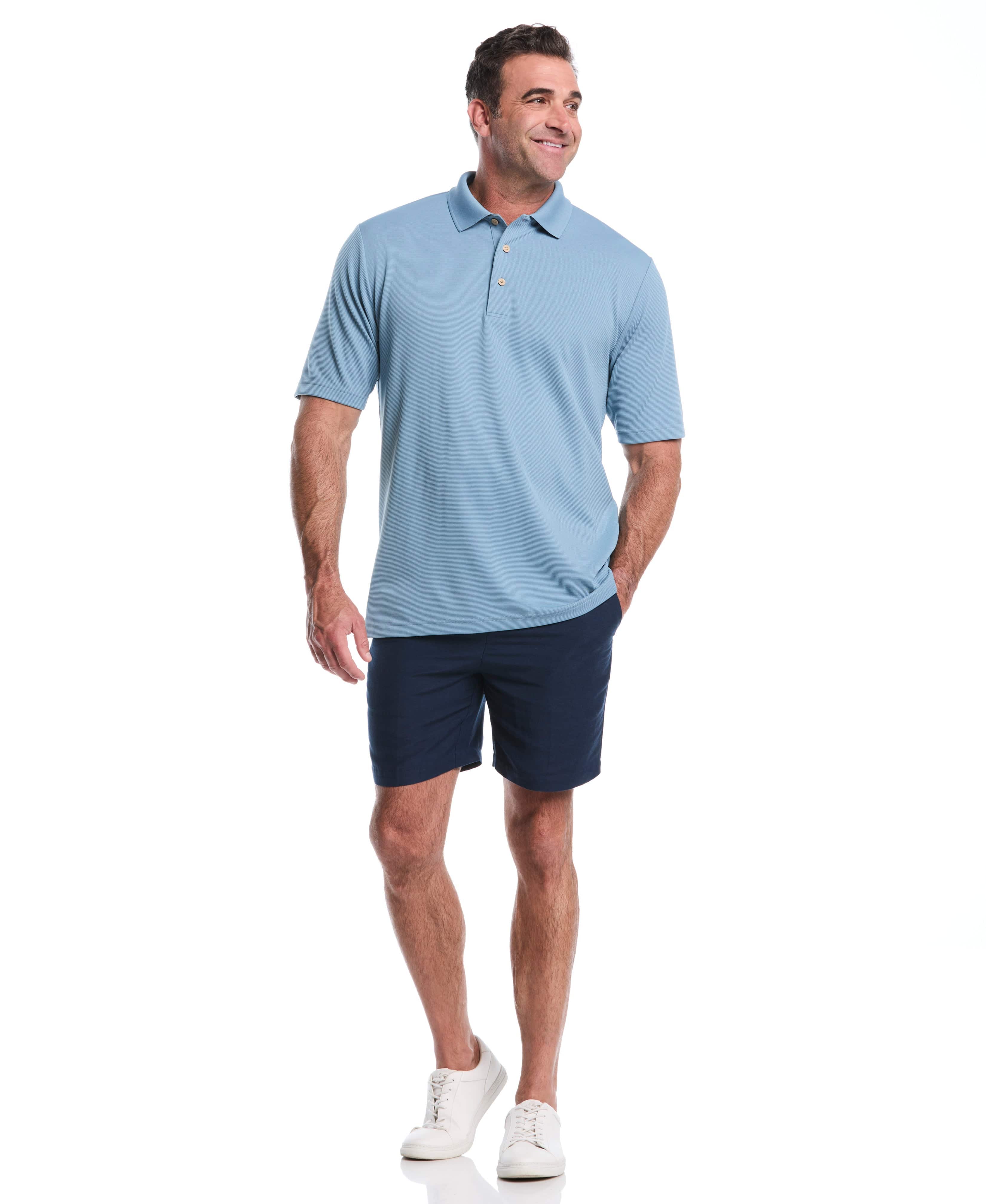 Big & Tall Solid Textured Polo - Image 90